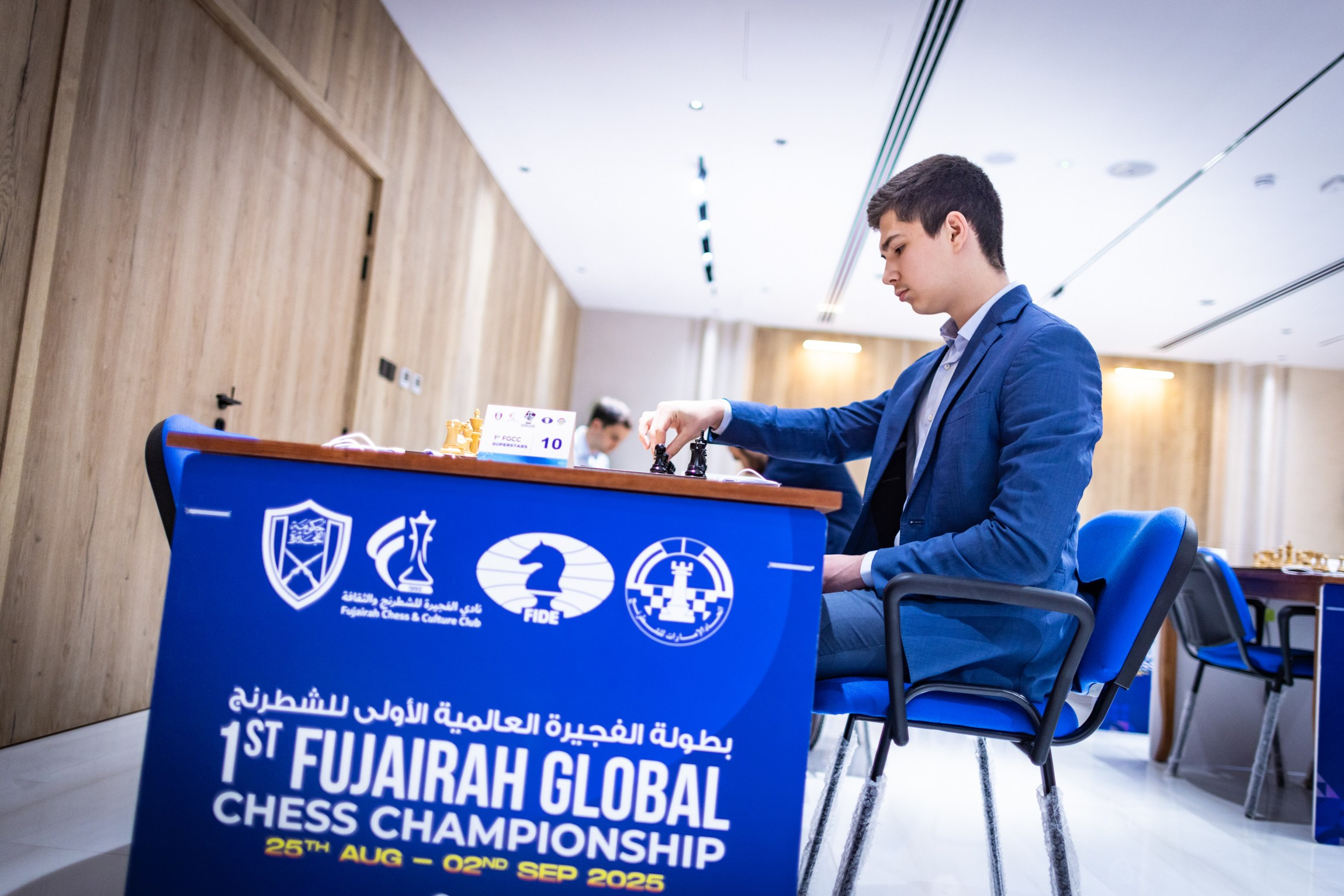 2025.08.25 1st. FUJAIRAH GLOBAL Chess Championship — Round1. Фотограф Анна Штурман (репортажная съёмка любых событий и мероприятий) Anna Shtourman photographer