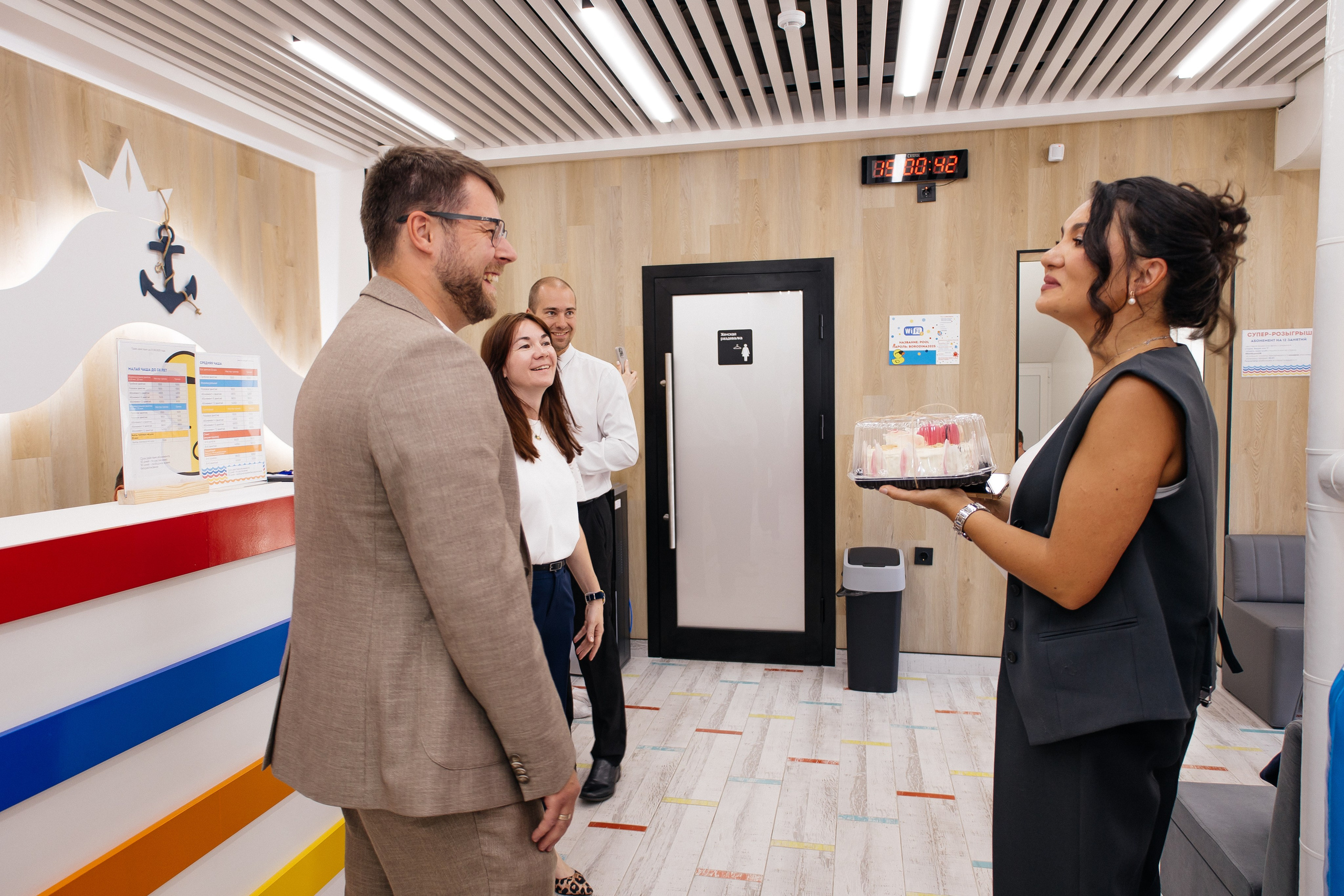 Открытие бассейна. Фотограф в Иркутске