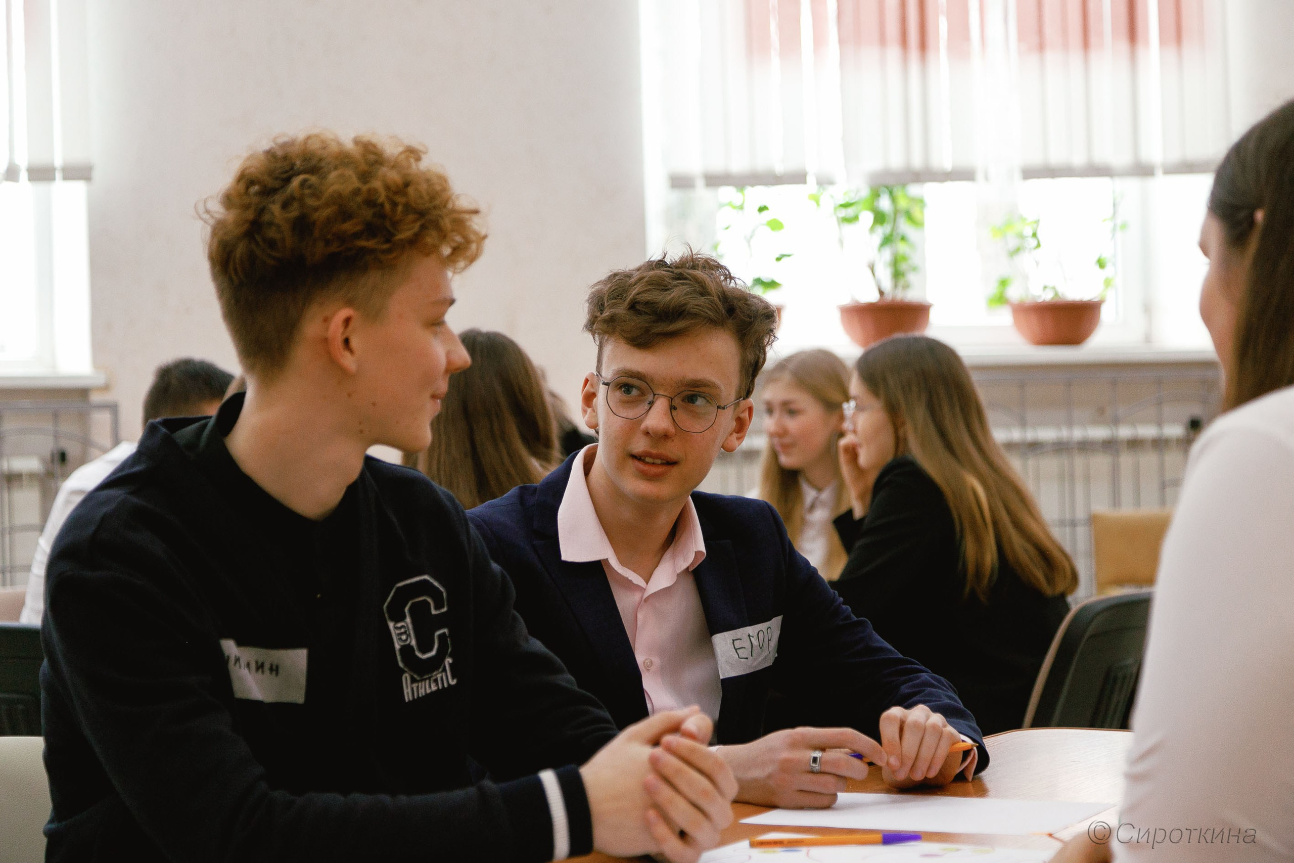 Встреча со школьниками города Починок