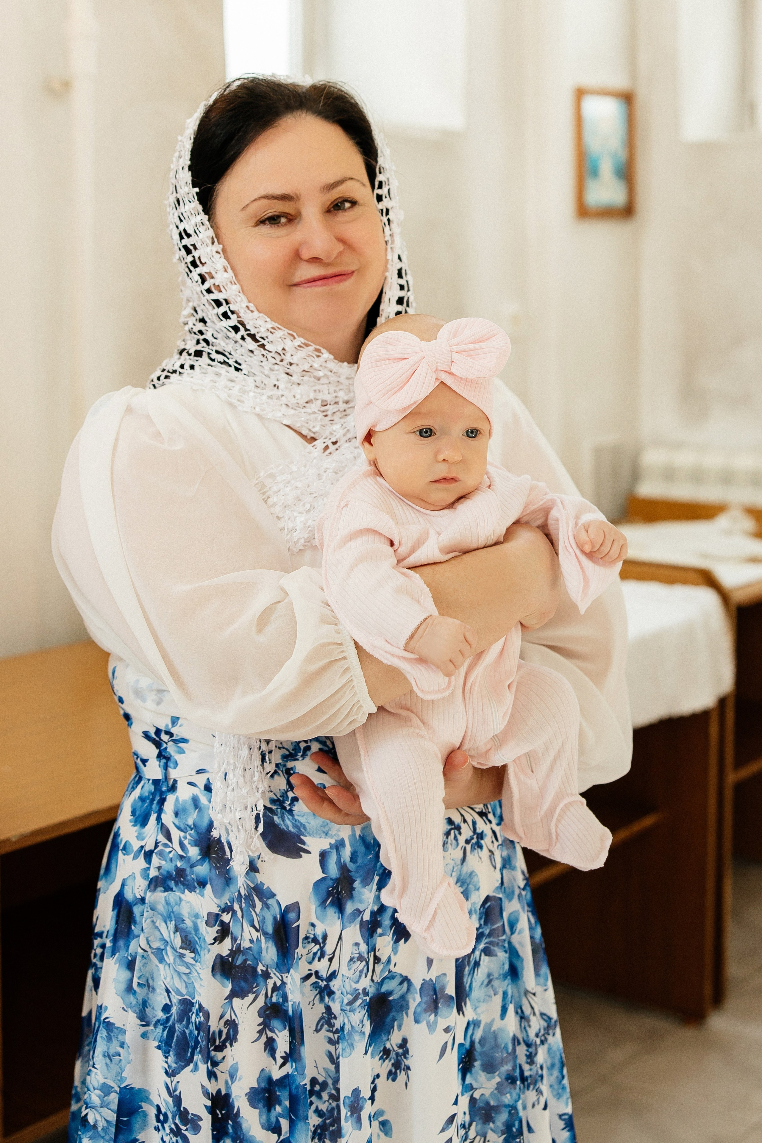 Таинство Крещения Вероники. Церковь Александра Невского. Семейный фотограф в Рязани и Рязанской области