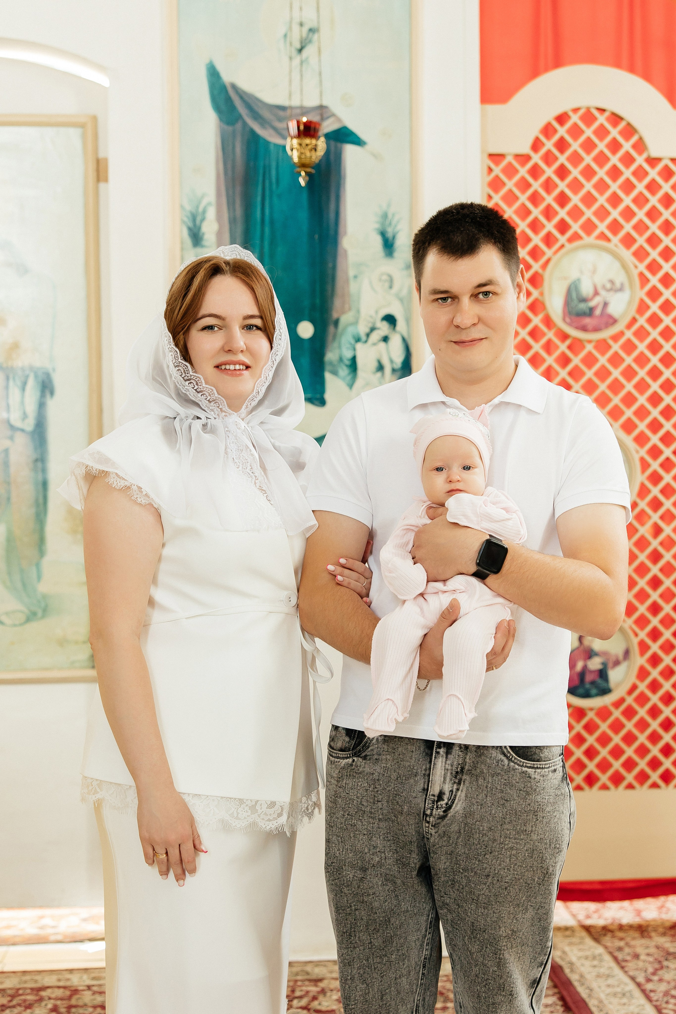 Таинство Крещения Вероники. Церковь Александра Невского. Семейный фотограф в Рязани и Рязанской области