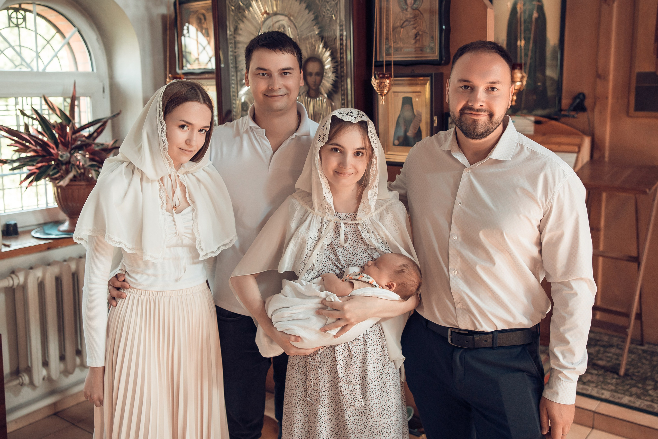 Таинство Крещения Анатолия. Церковь Троицы Живоначальной в Мурмино. Семейный фотограф в Рязани и Рязанской области