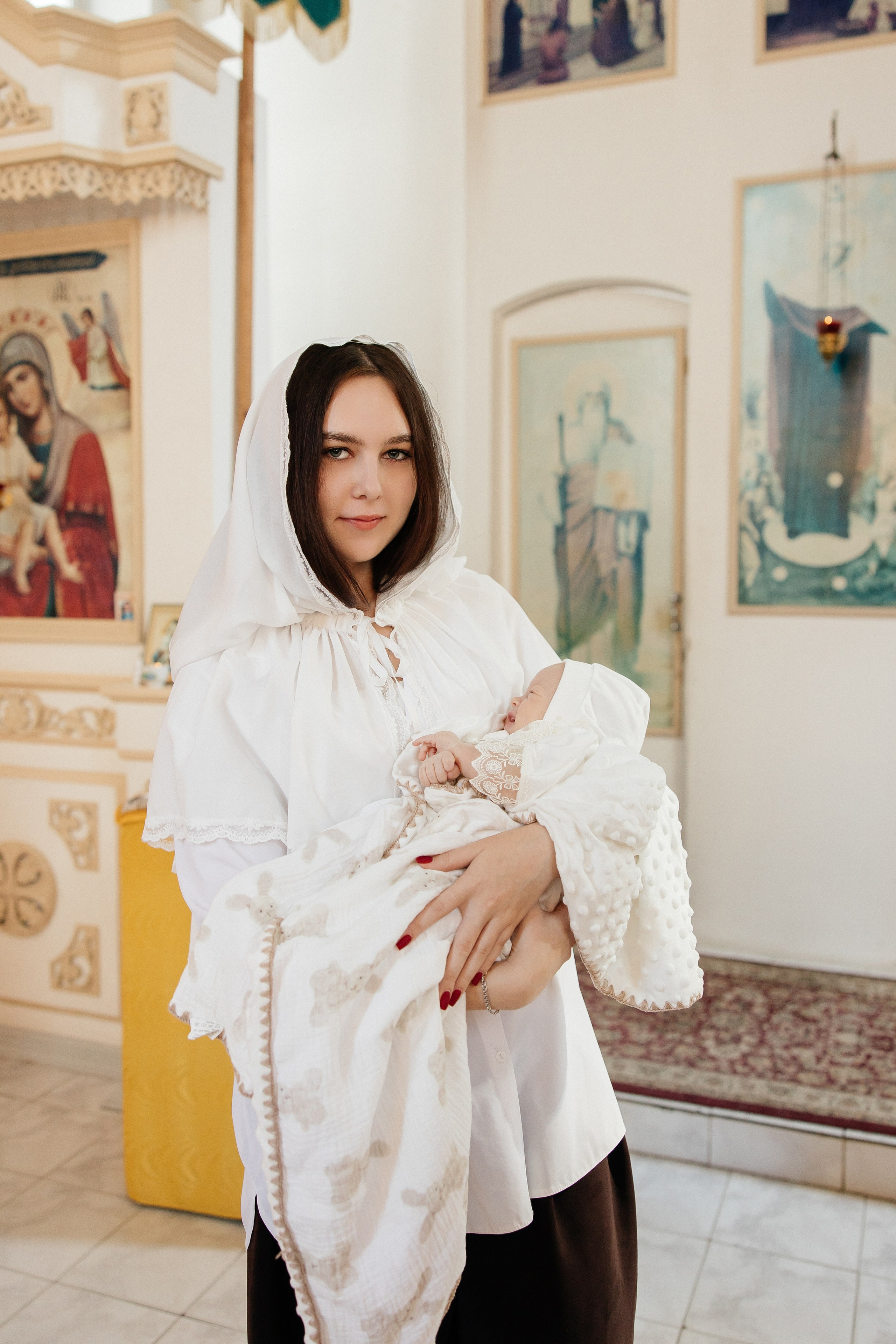 Таинство Крещения Вероники. Церковь Александра Невского. Семейный фотограф в Рязани и Рязанской области