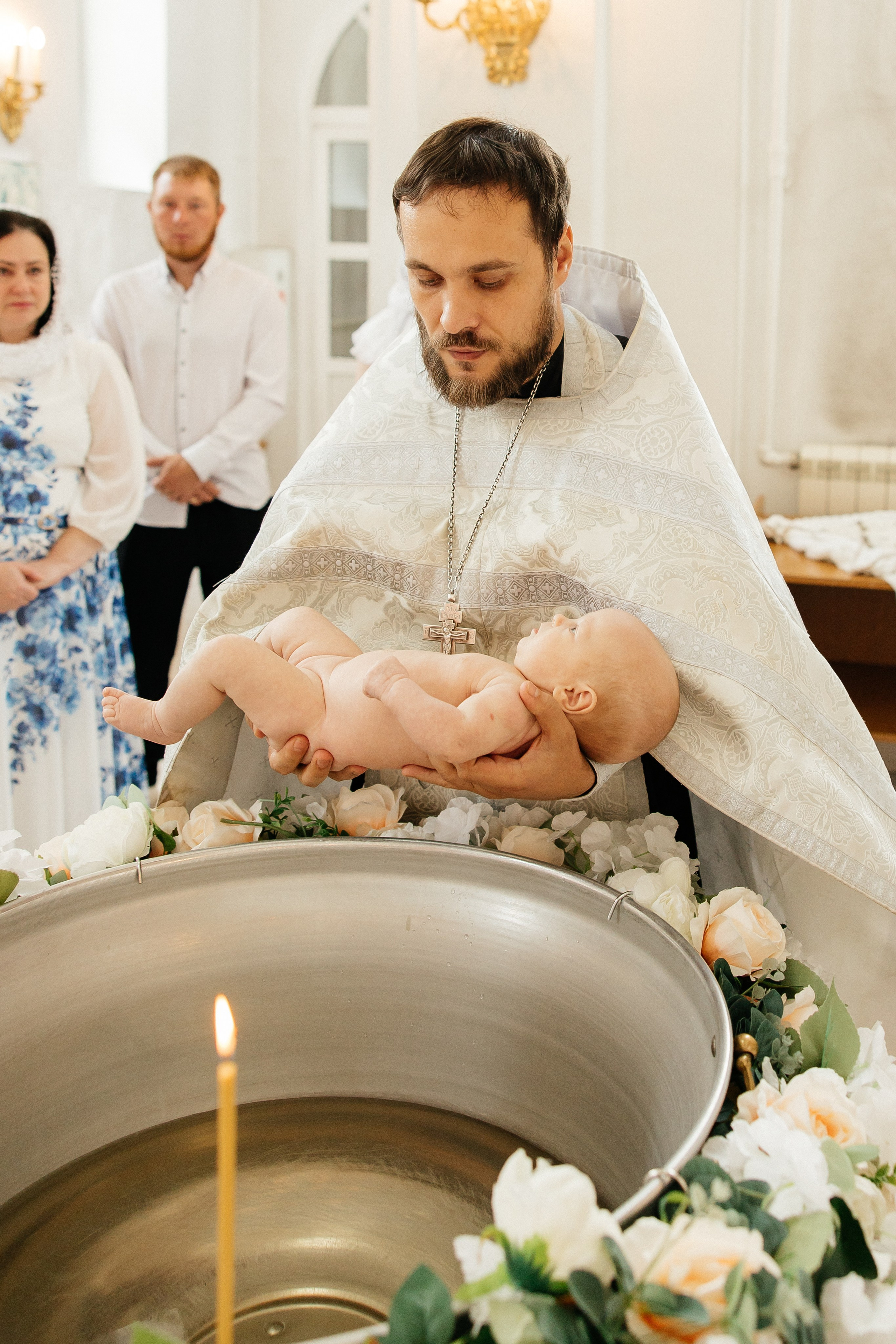 Таинство Крещения Вероники. Церковь Александра Невского. Семейный фотограф в Рязани и Рязанской области