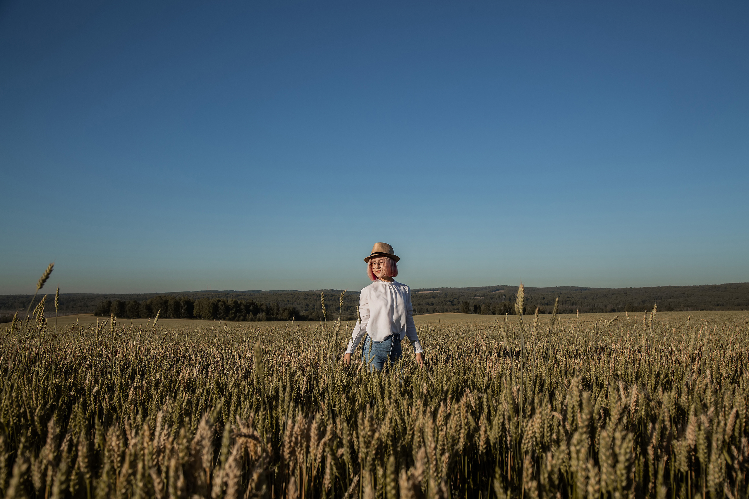 В ПОЛЕ ПШЕНИЦЫ. Фотограф в Киселёвске Татьяна Трухалева
