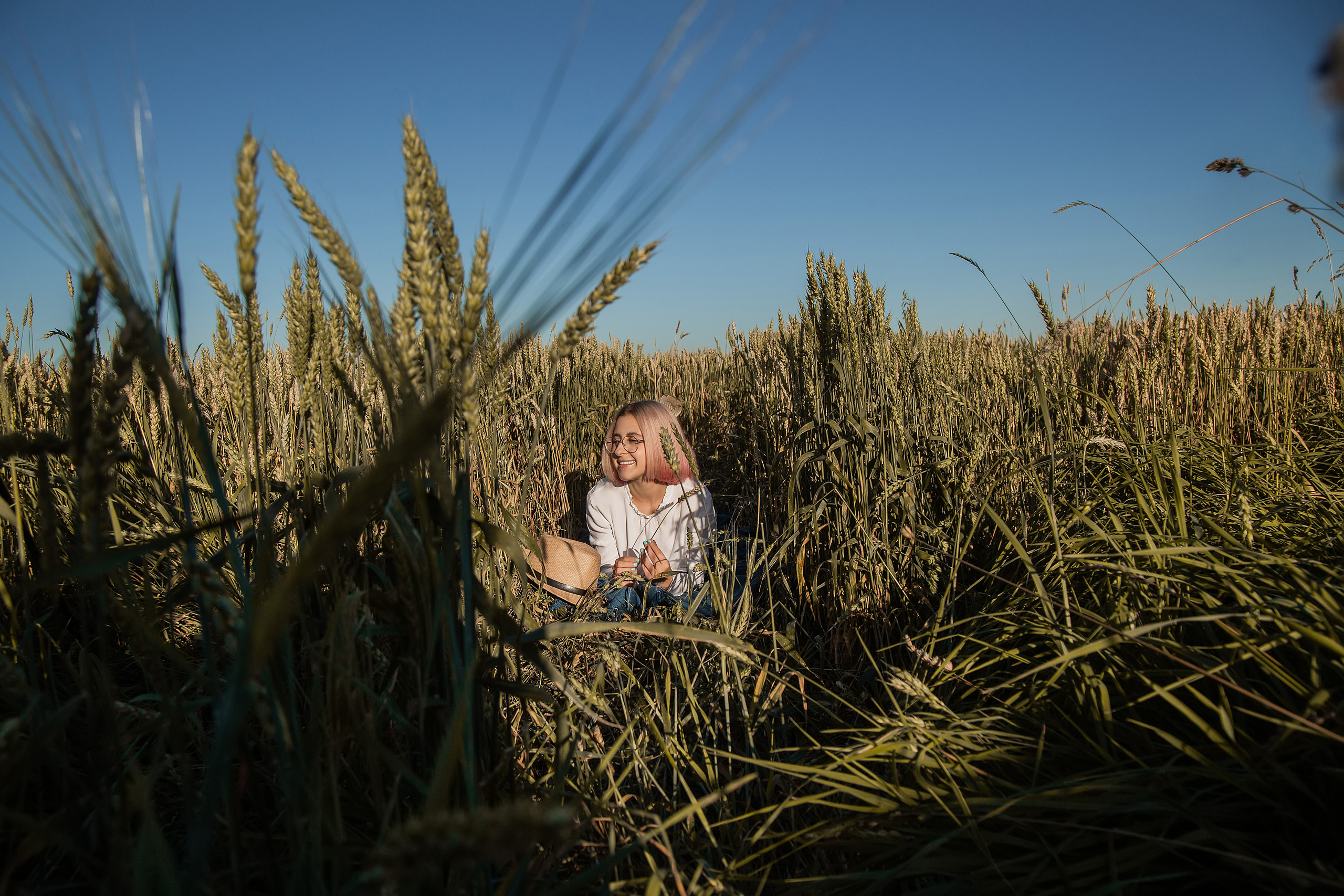 В ПОЛЕ ПШЕНИЦЫ. Фотограф в Киселёвске Татьяна Трухалева