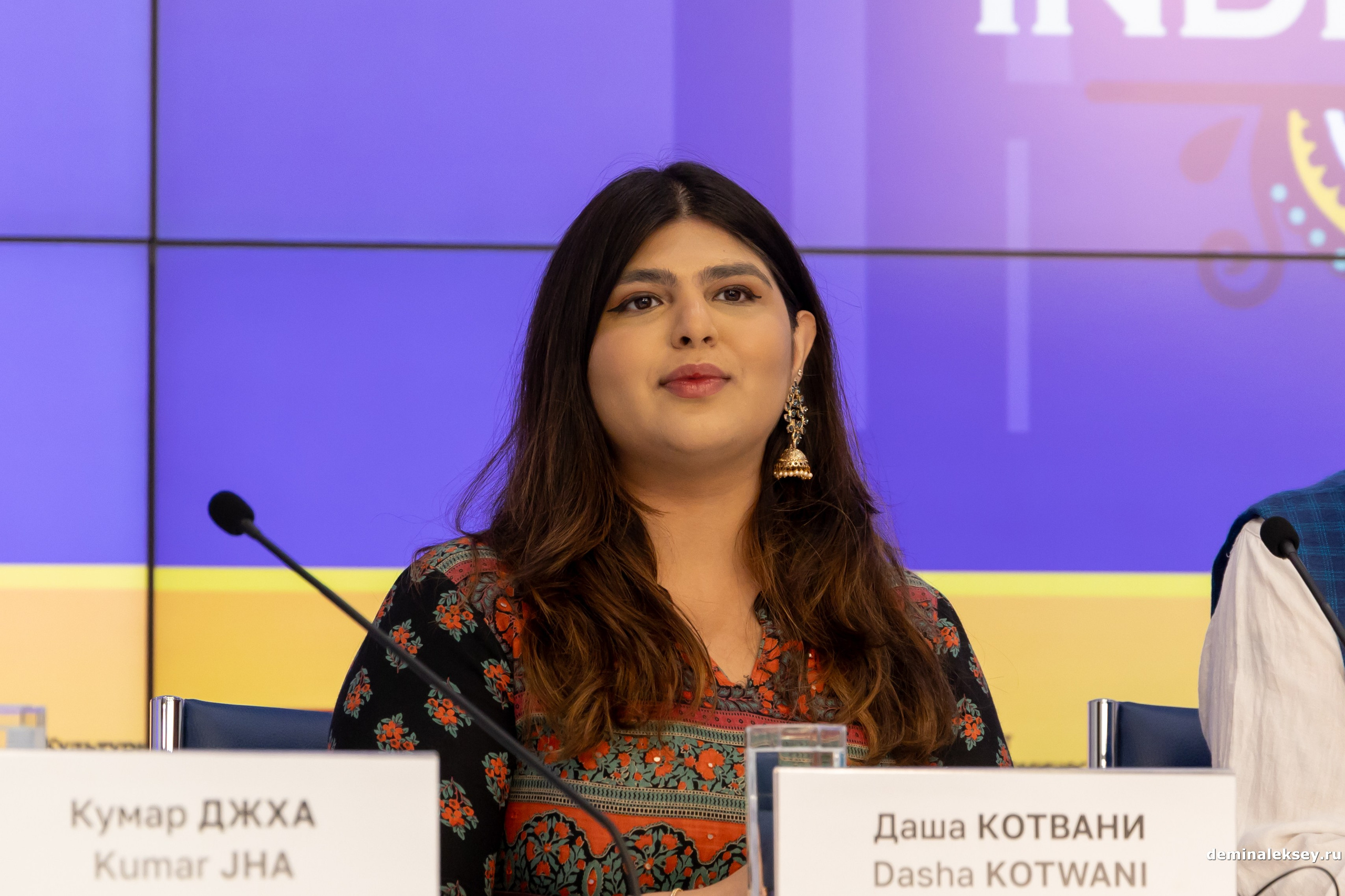 Пресс-конференция, приуроченная к проведению 9-го фестиваля «День Индии». Репортажный, семейный и студийный фотограф в Москве Демин Алексей