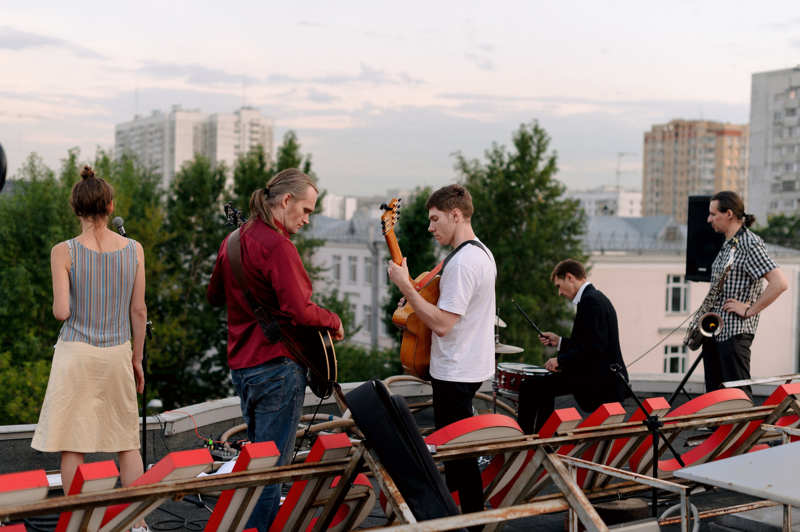 ДЖАЗ НА КРЫШЕ. Шашкова Вероника / Свадебный и семейный фотограф Москва и Ярославль