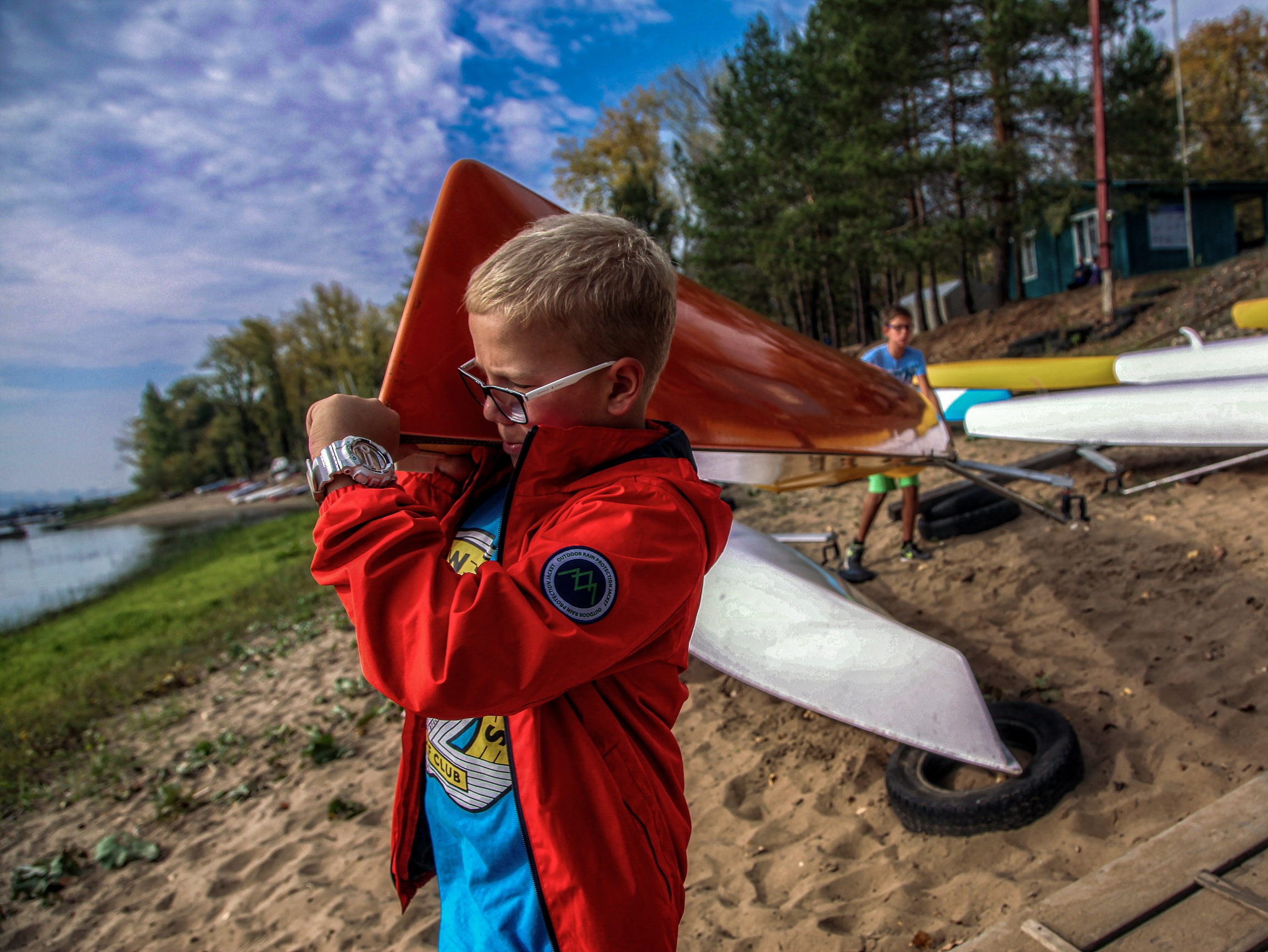 спортивная фотография, гребной спорт, юнные гребцы