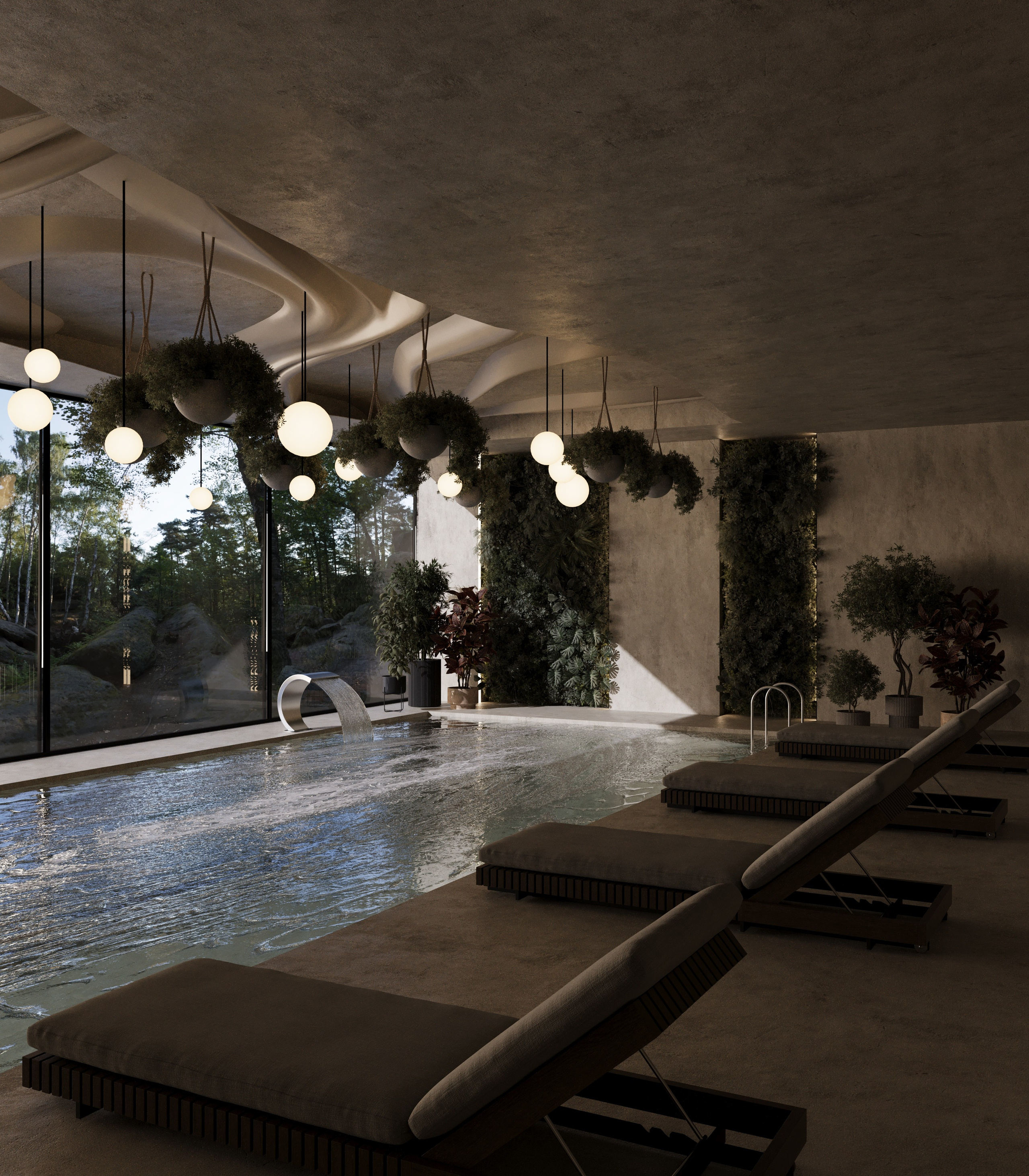 Спа-комплекс, 200 м². MMstudio
