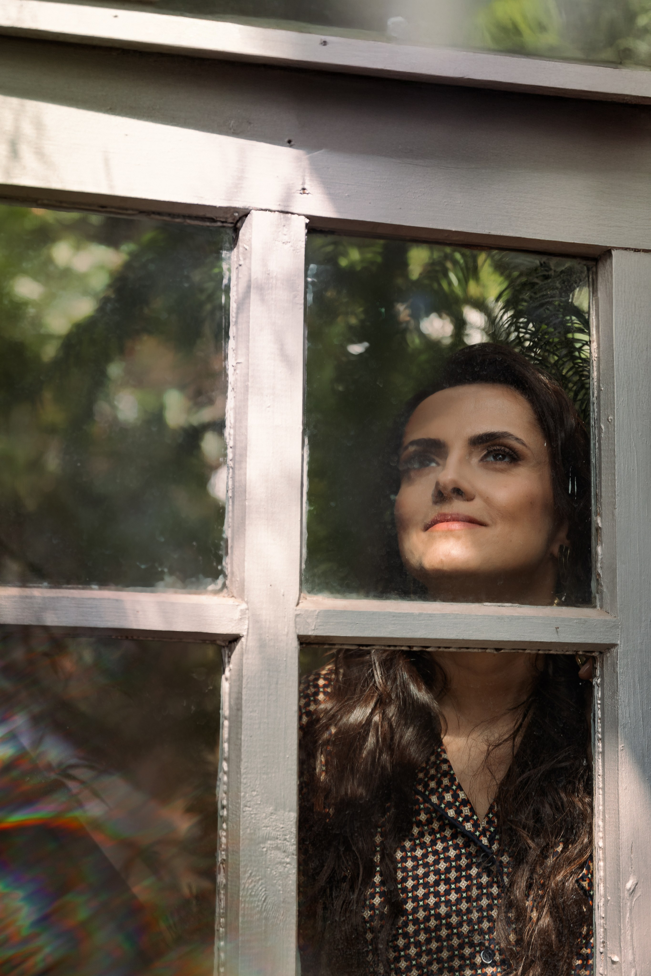 В оранжерее Ботанического сада. Семейный, женский фотограф Москве Лиза Лутцева