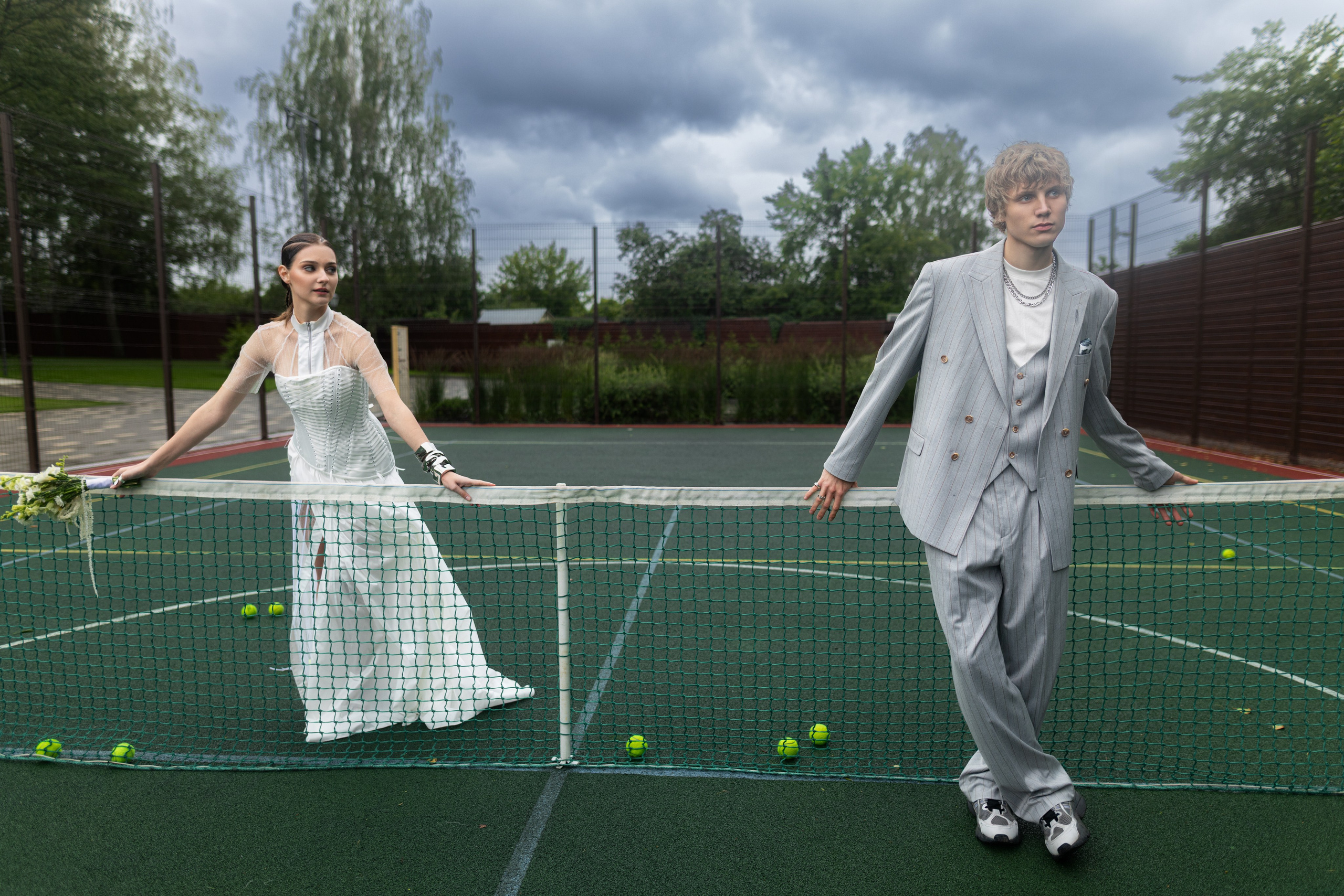 Александр и Эля. Теннис и свадьба. Почему бы и нет?. Дмитрий Шульгин, портретный фотограф в Воронеже