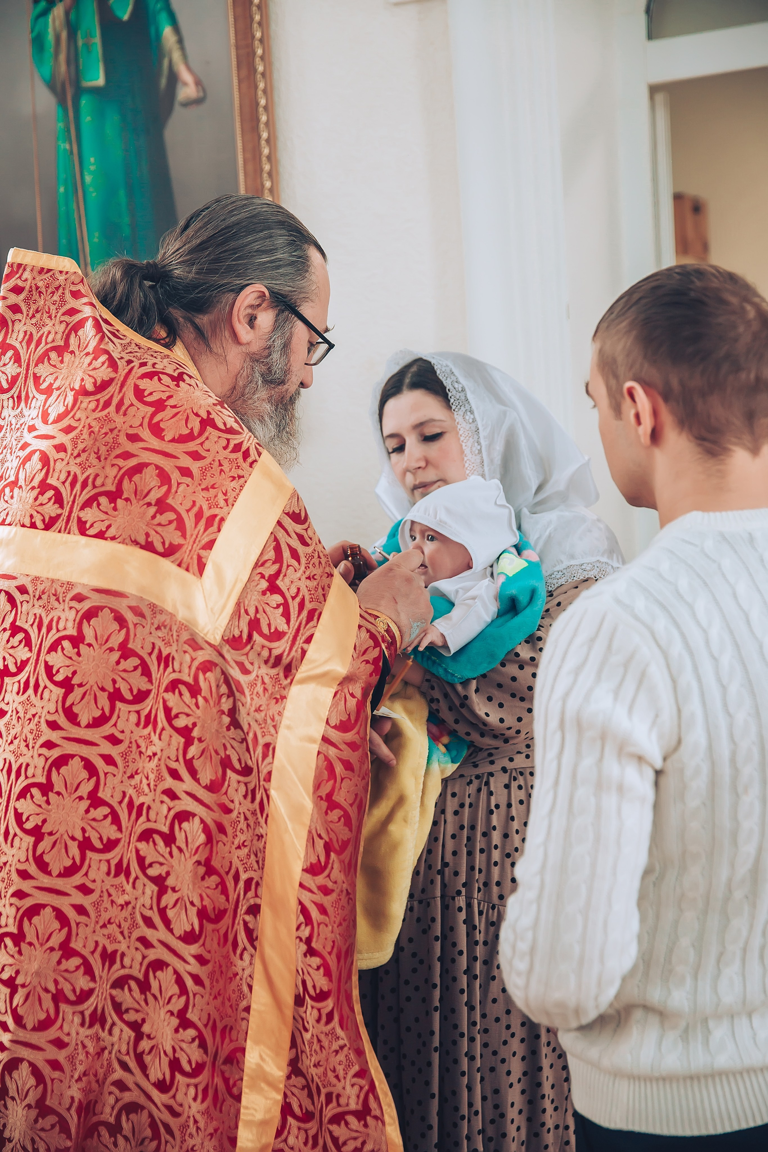 Крещение Анастасии. Школьный и детский фотограф Старожилово