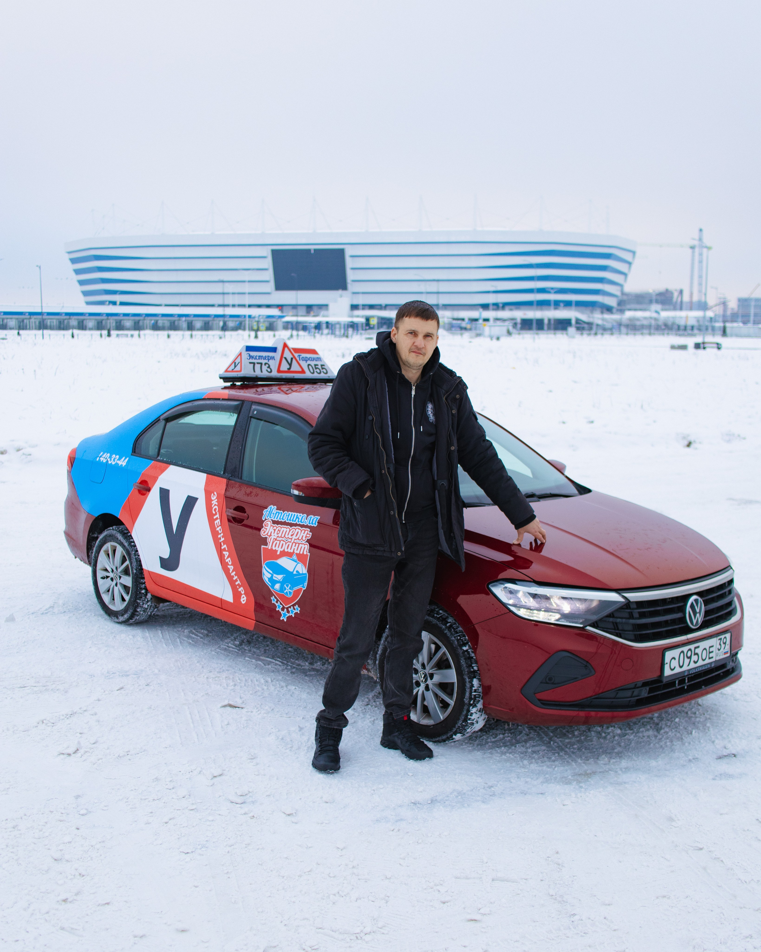 Extern-Garant Driving School. Content shooting. KRIS KRUPINNIKOVA