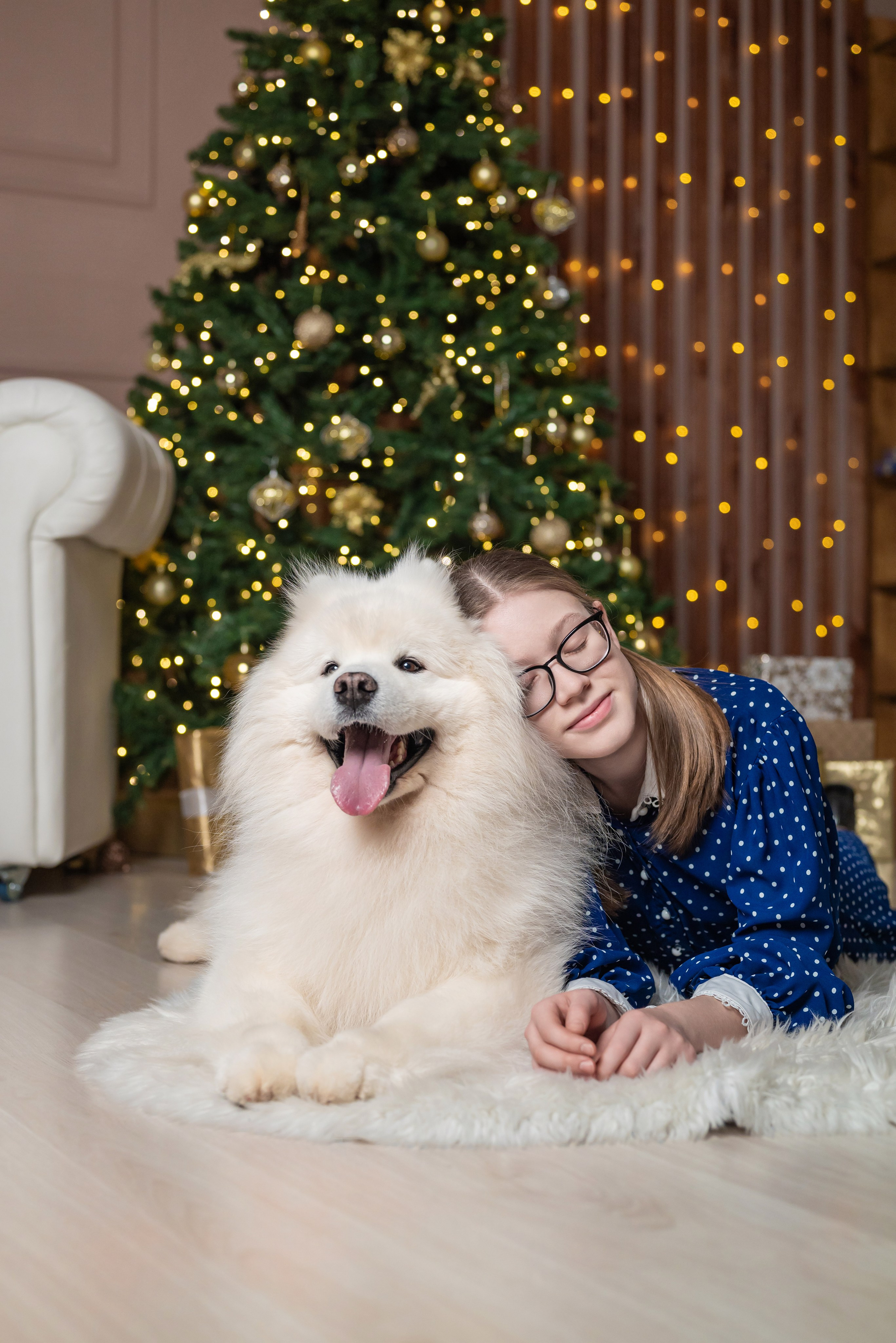 Фотопроект с самоедом 2023 г. Фотограф в городе Салават
