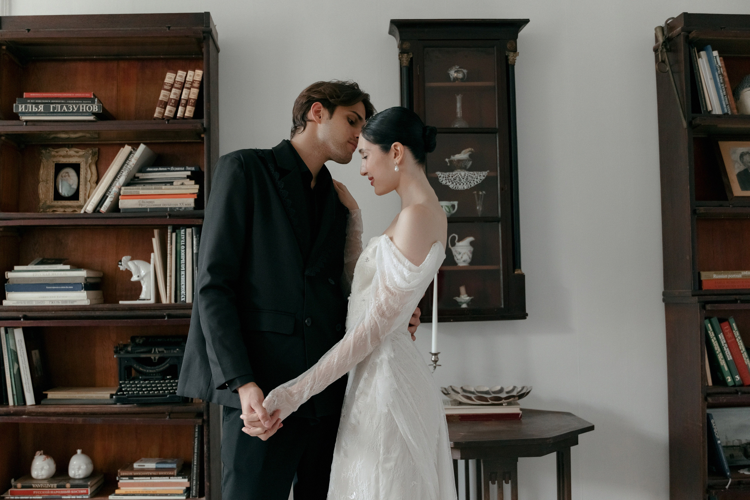 Винтажная история Полины и Дмитрия. Свадебный фотограф Москва