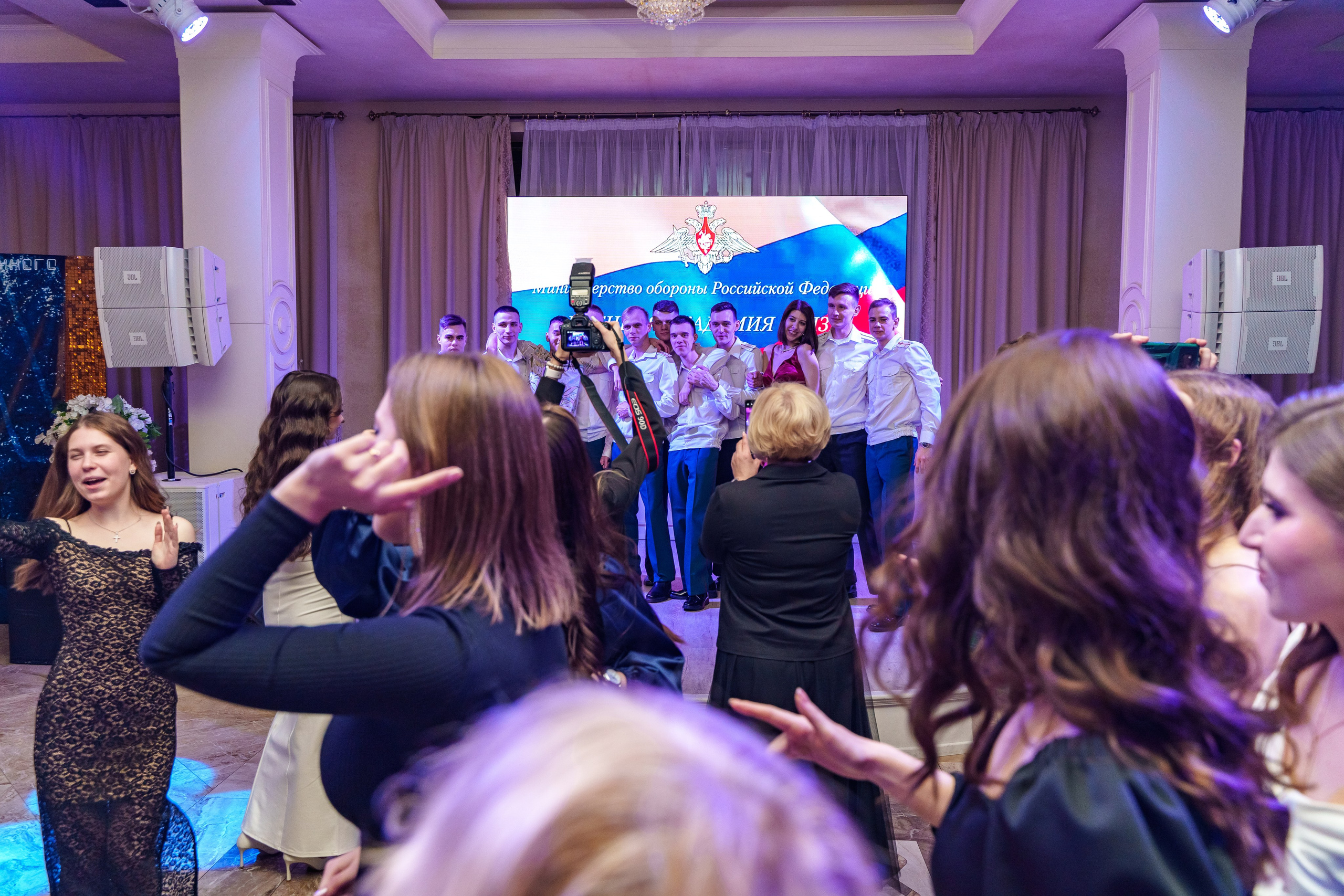 Фотосъемка выпуска военной академии и вручение дипломов