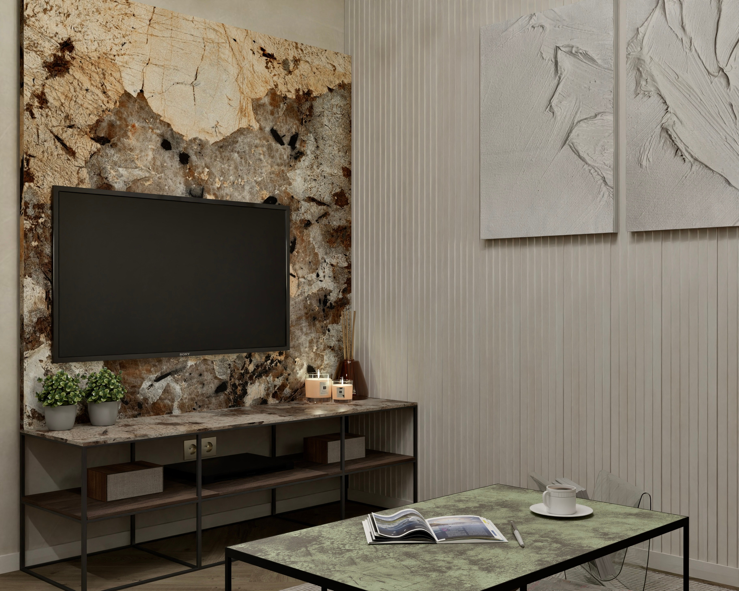 Двухкомнатная квартира — 57 м². DMDesign — студия дизайна интерьеров