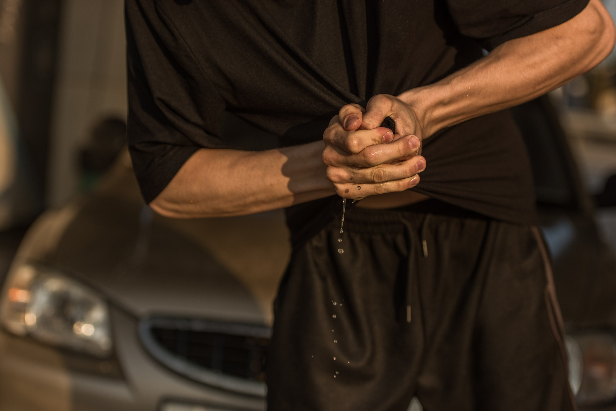 На автомойке. Фотограф Саратов Юлия Петрова