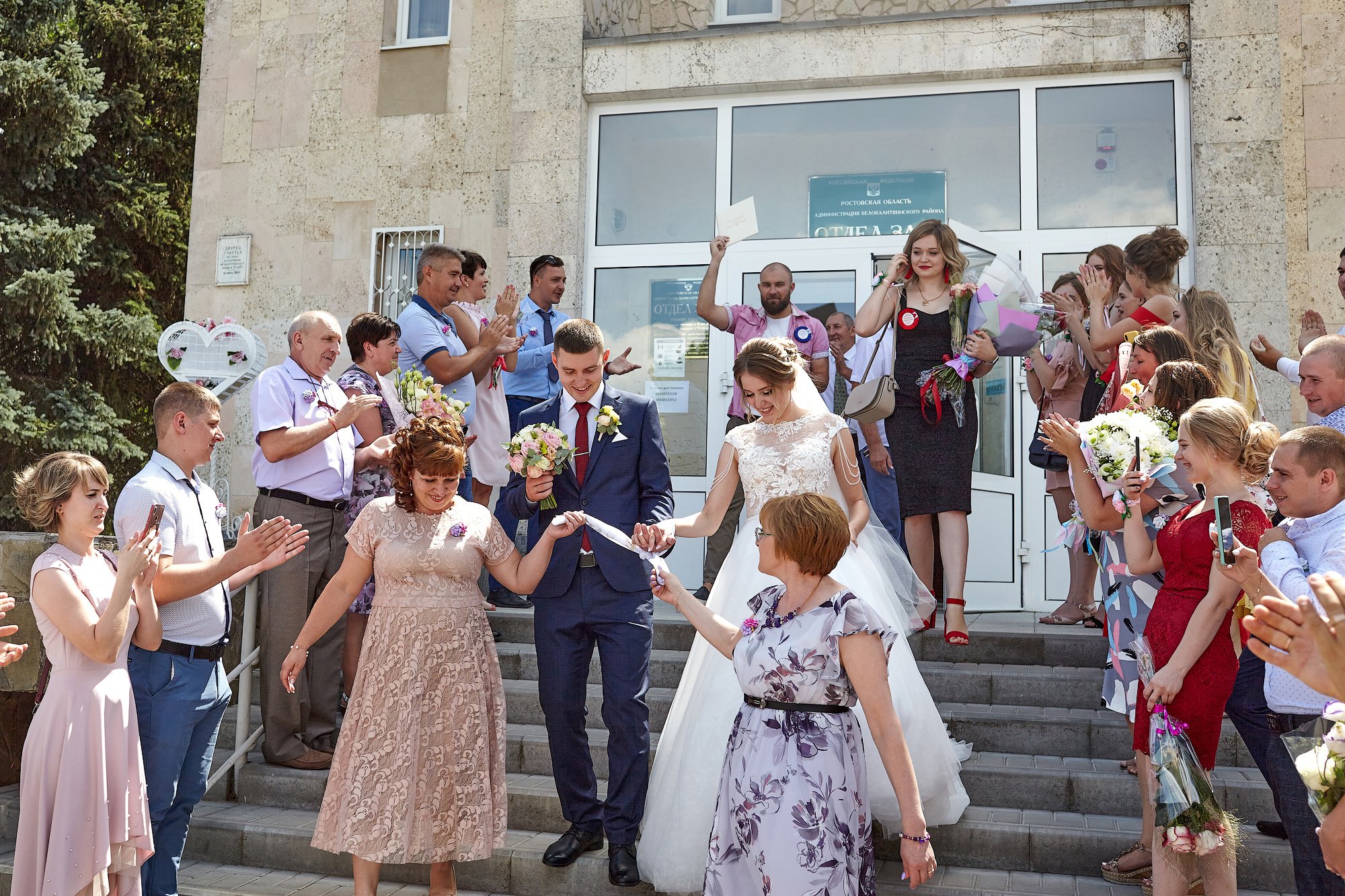 Свадебный день от утра невесты до продажи торта. Фото видео съёмка в Белой Калитве дуэт Герман и Инна