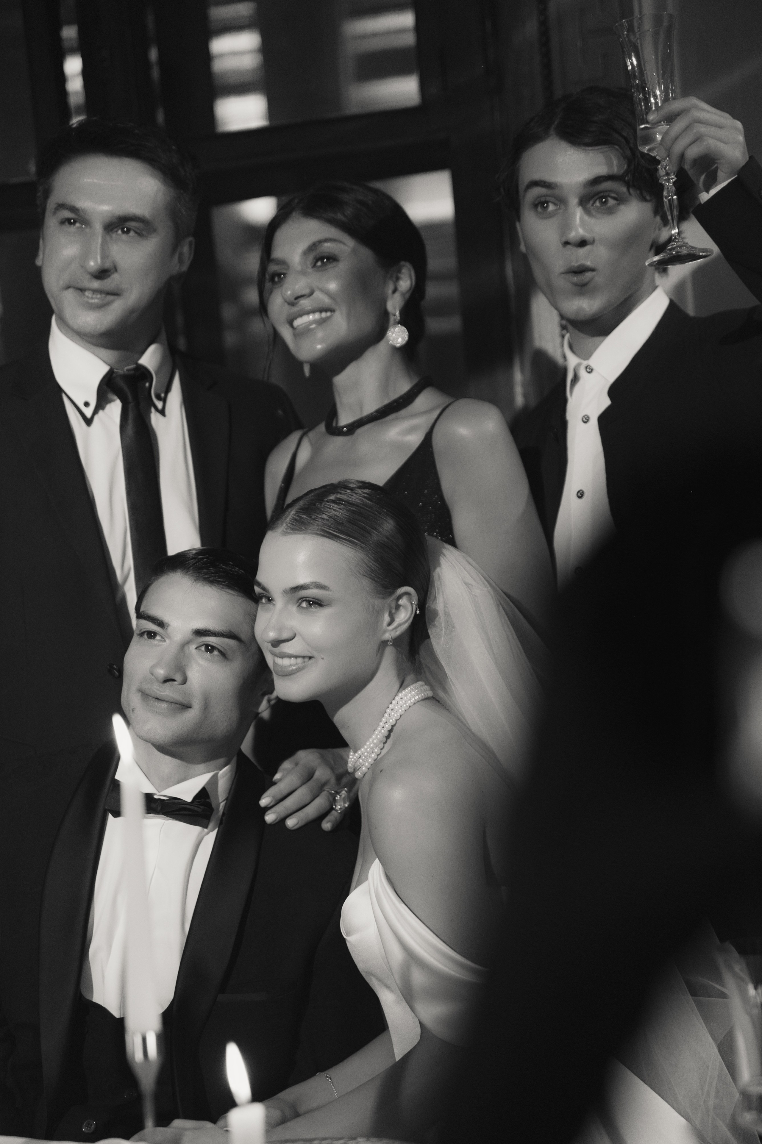 Камерный свадебный ужин при свечах в старинном особняке в фотостудии 21. Kult. Ярослава Ерина — свадебный фотограф в Москве