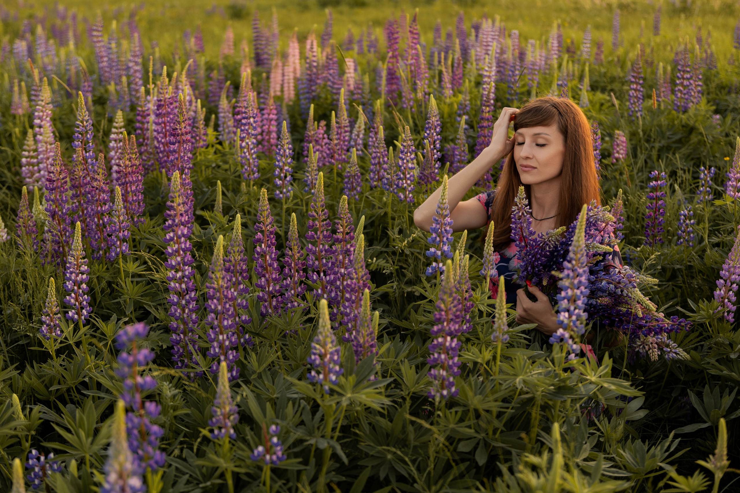 Фотосессия с люпинами. Семейный и свадебный фотограф в Санкт-Петербурге Татьяна Швыкова