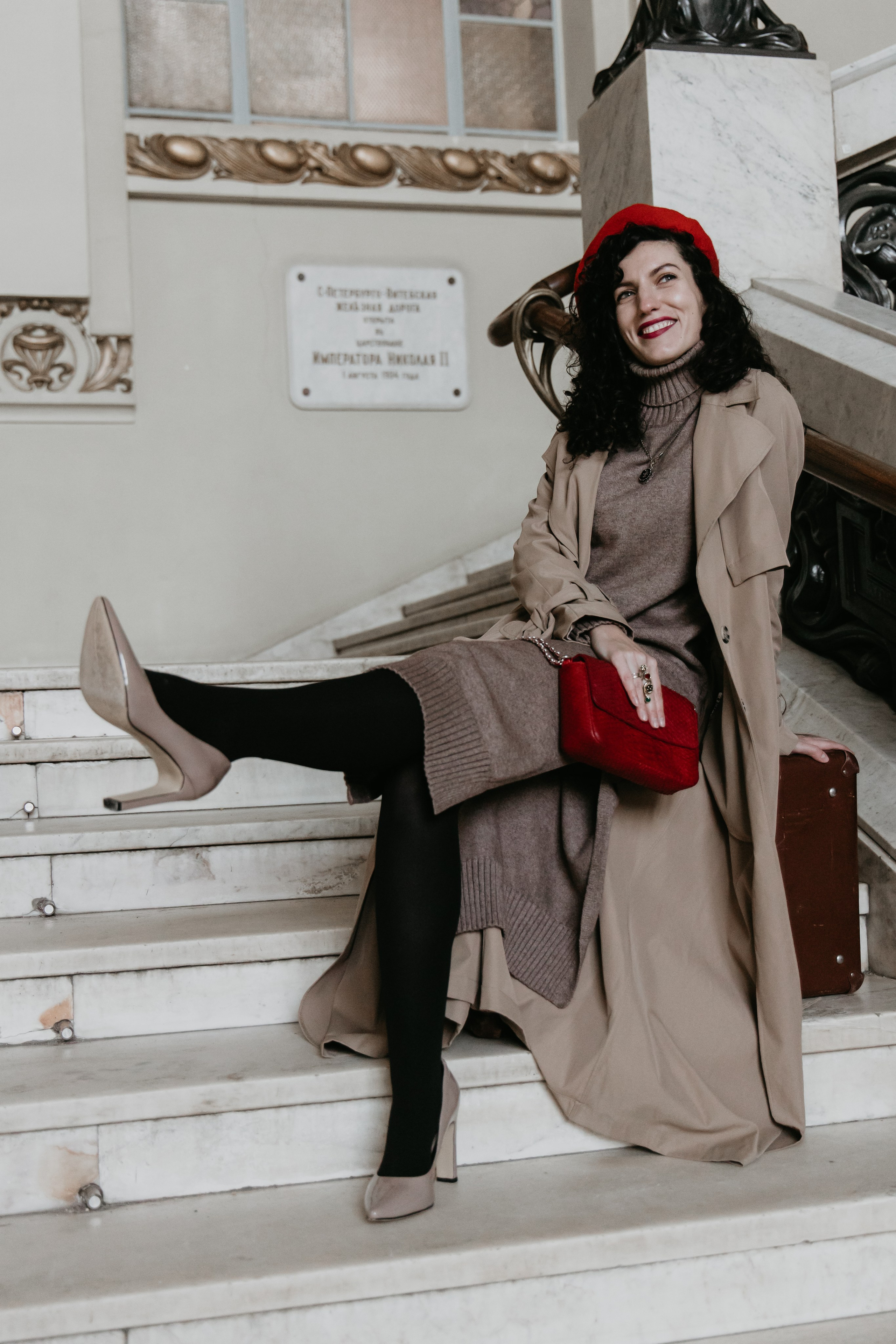 Вероника на Витебском вокзале. Фотограф в Санкт-Петербурге Аня Григорьева ♡