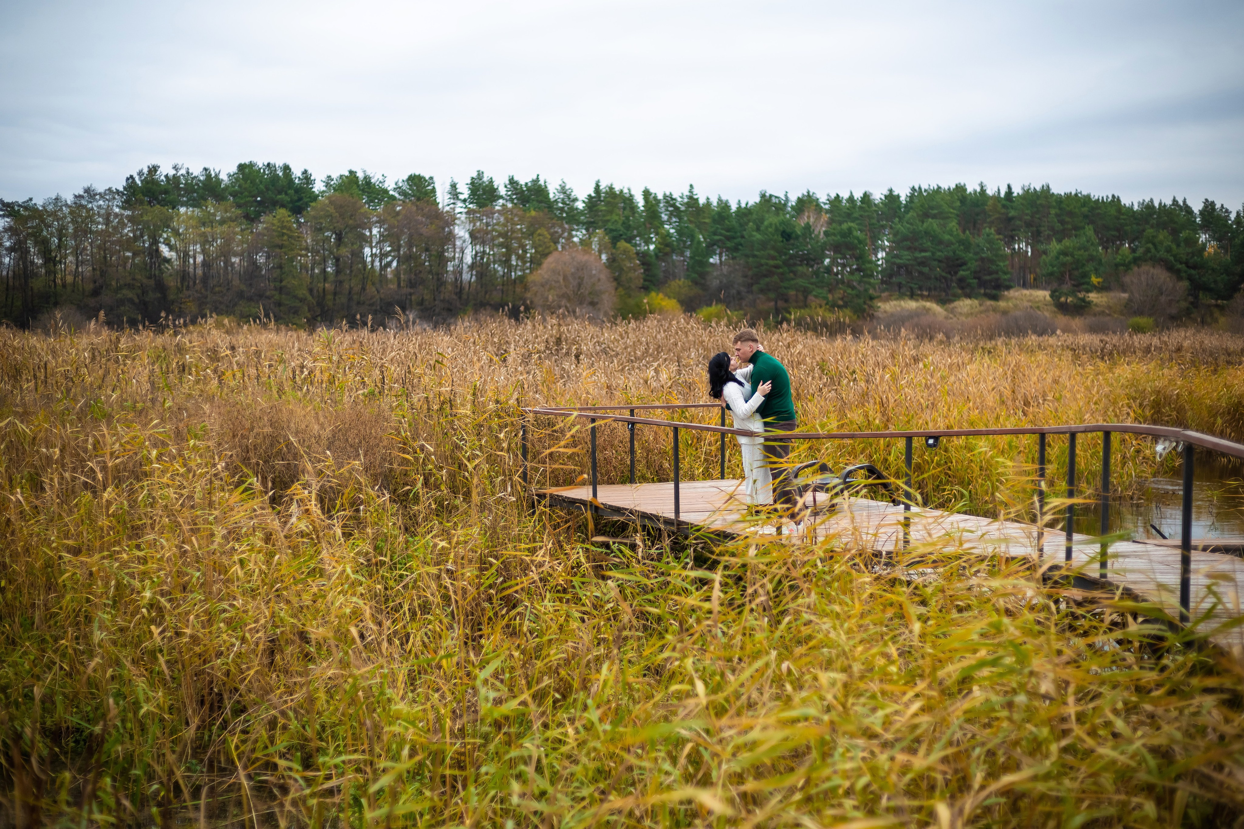Денис и Анна — осенняя прогулка. Вера Соколова фотограф Воронеж