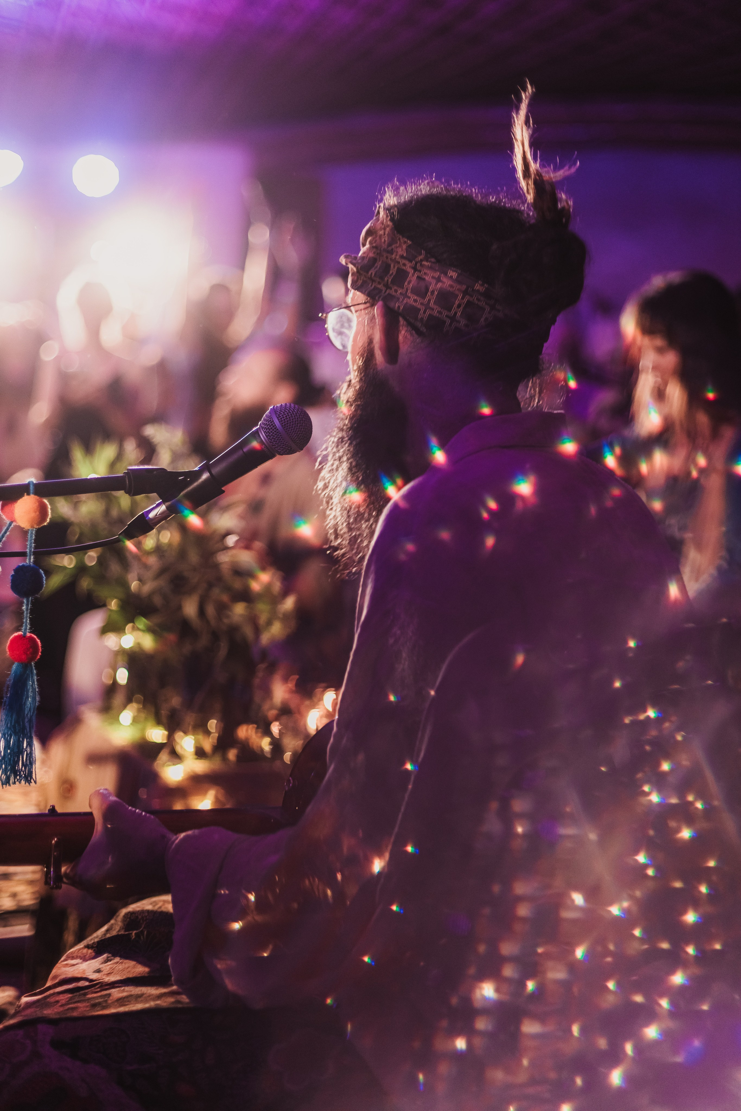 Hanuman Project kirtan at Alchemy april. Mariam Bagdasaryan