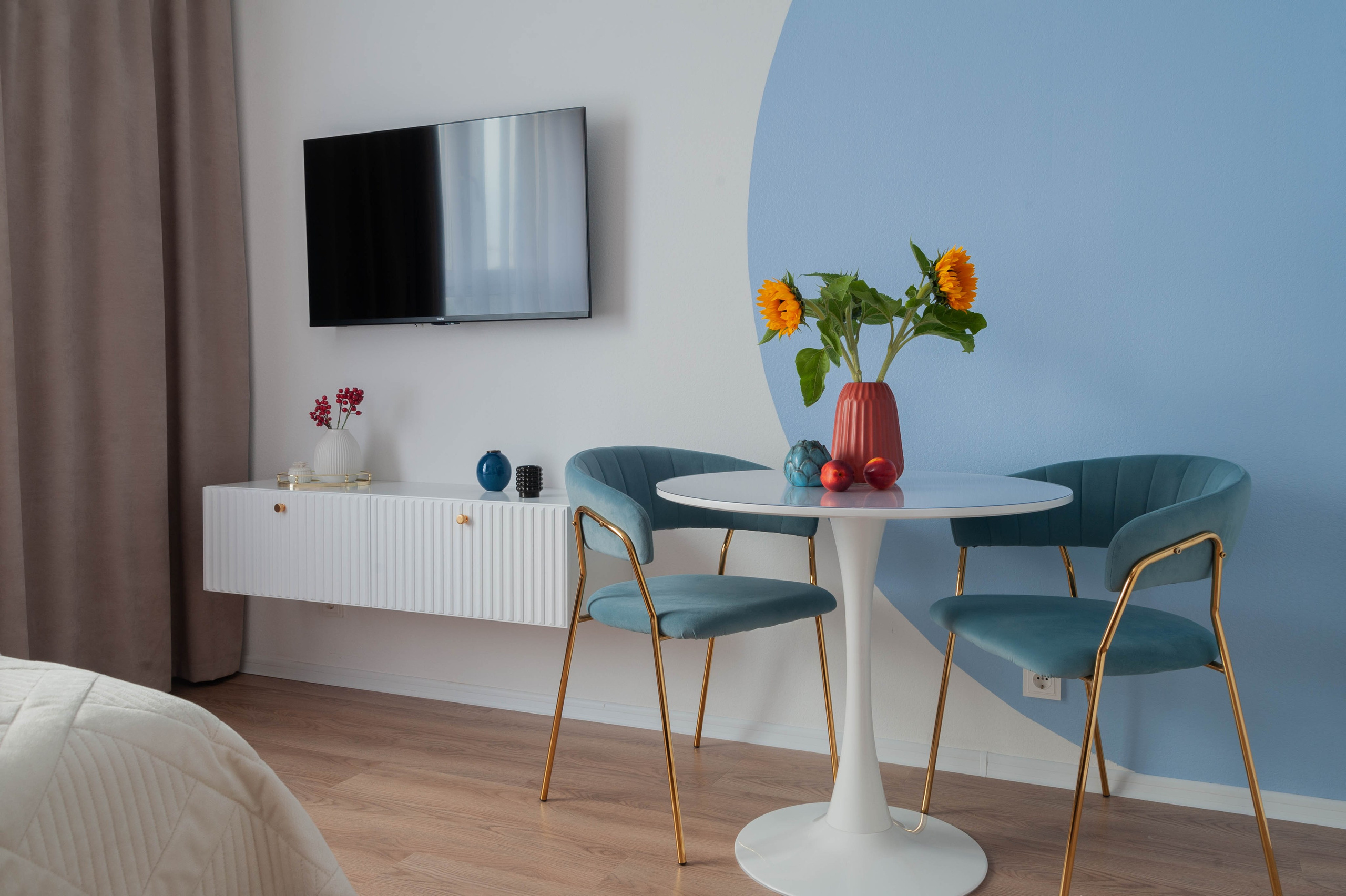 Съемка студии для посуточной аренды ЖК «Волга Парк». Интерьерный фотограф в Ярославле. Вероника Лазыкина