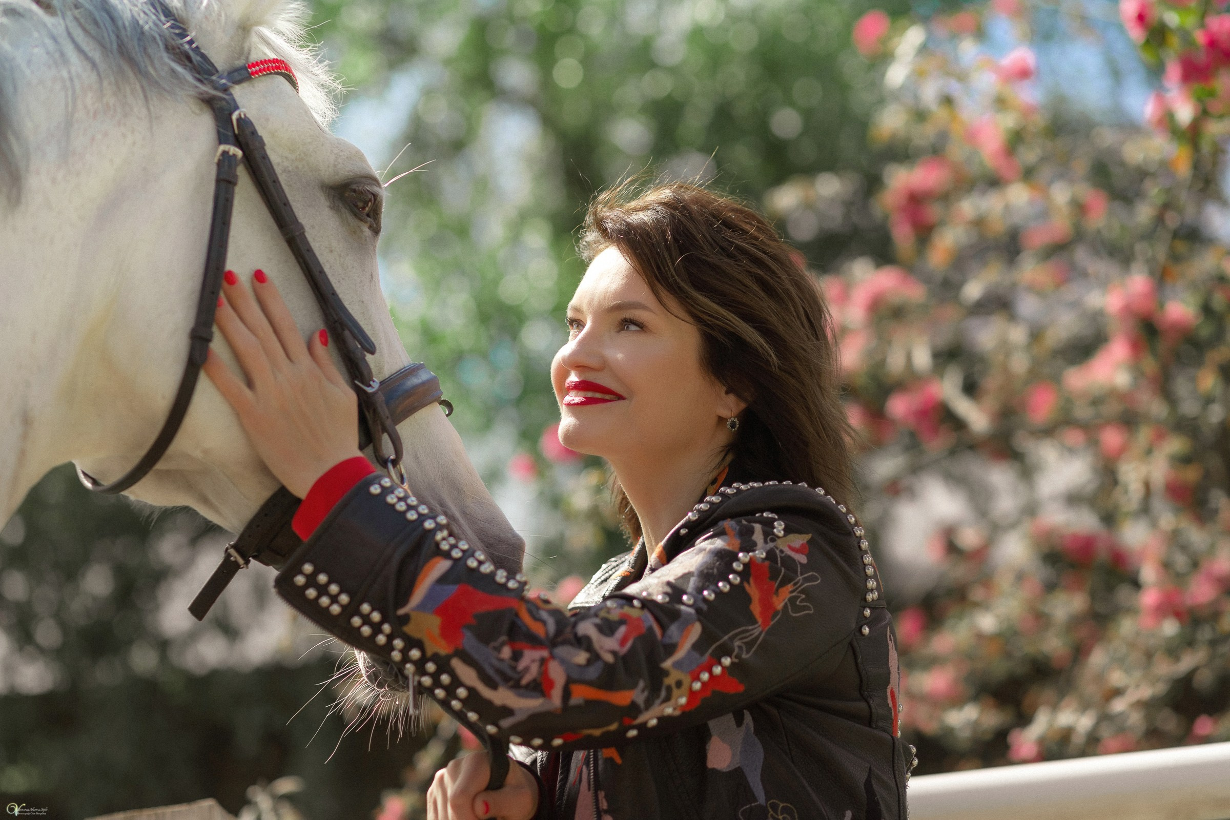 Галина и ее лошадь Сказка. Фотограф женский и мужской портрет Санкт-Петербург