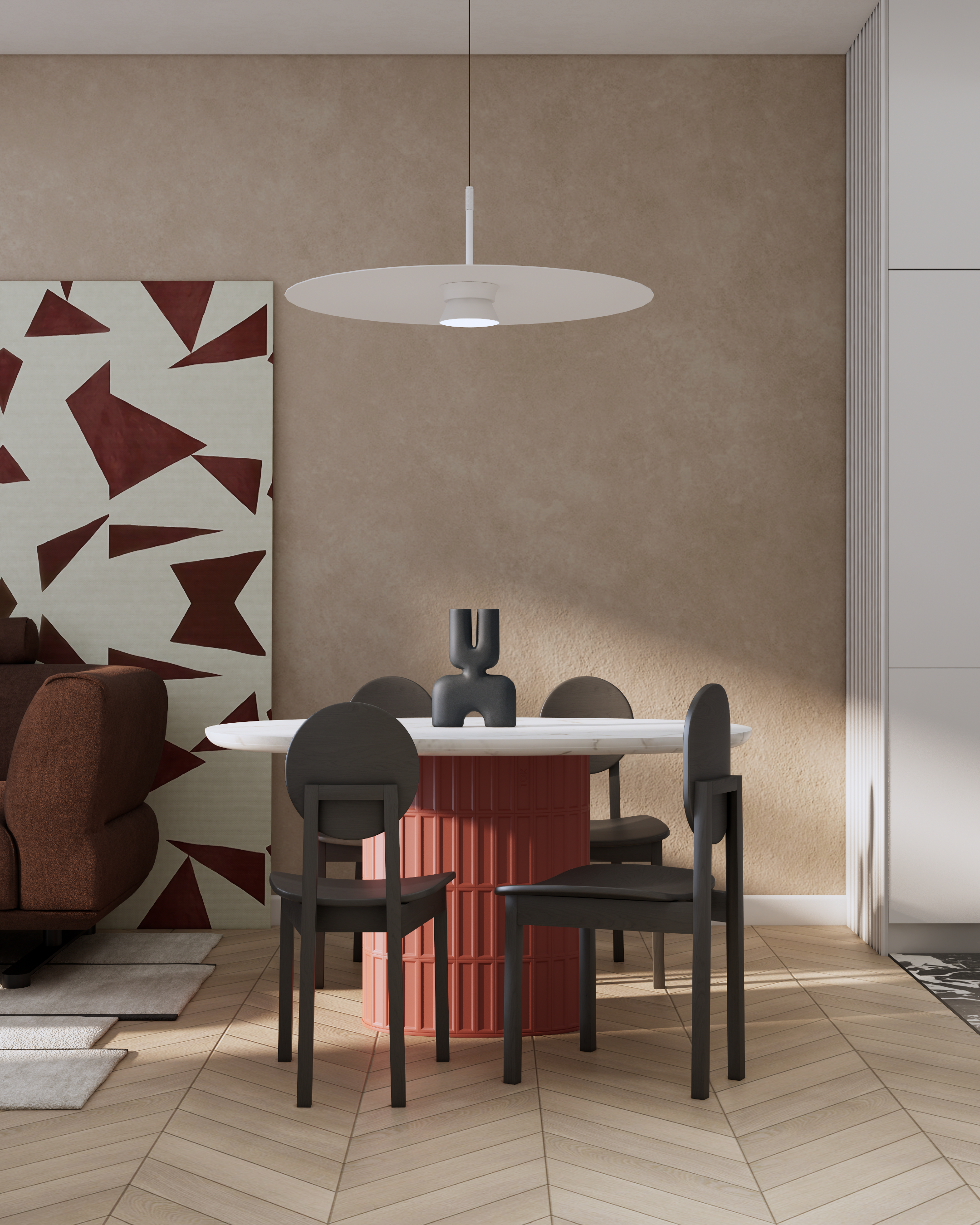 P.U.L.S.E Living Room | Design & Visualization. Интерьерная визуализация SketchUp+Enscape