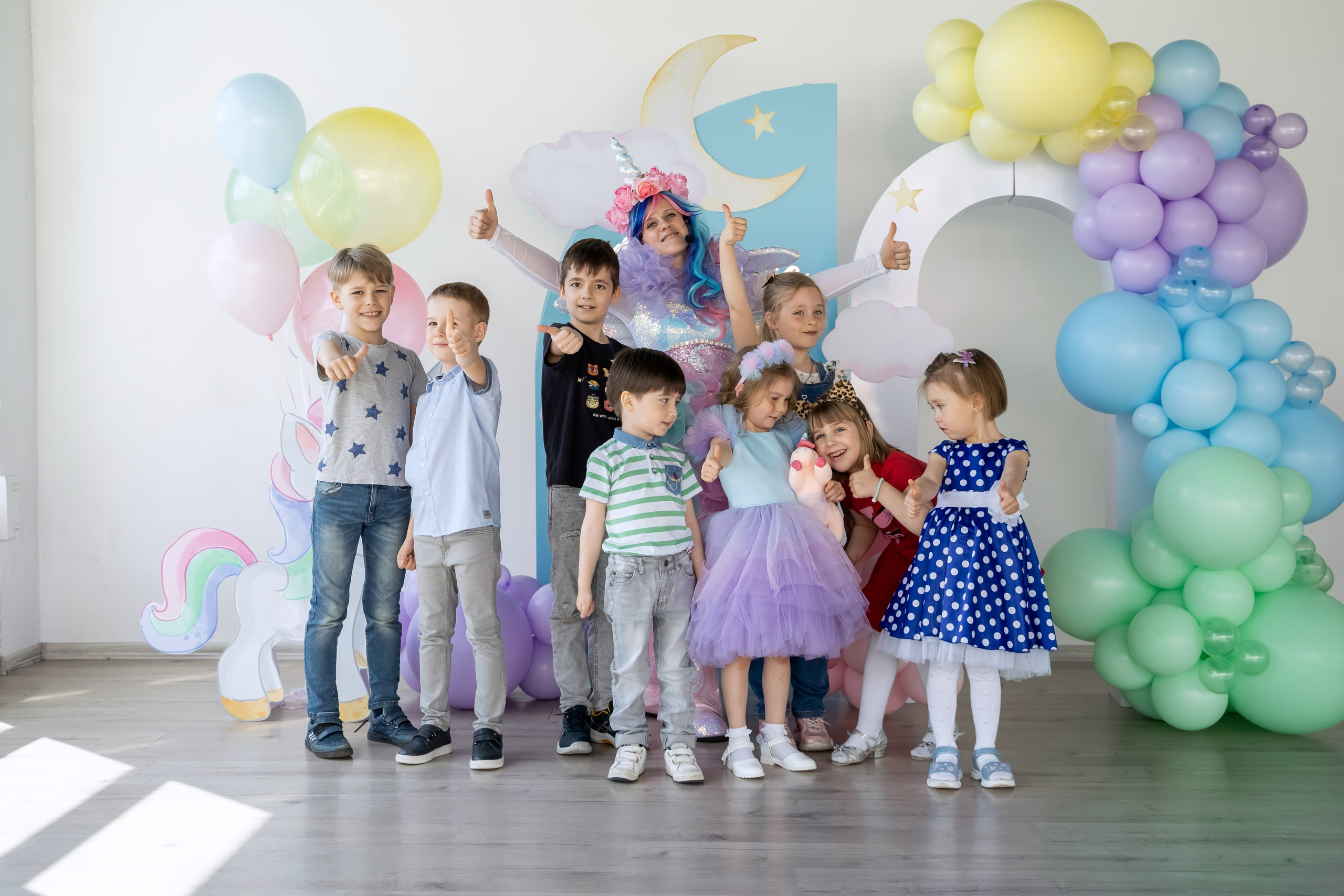 День Рождения с единорожкой. Фотограф в Одинцово, Москве