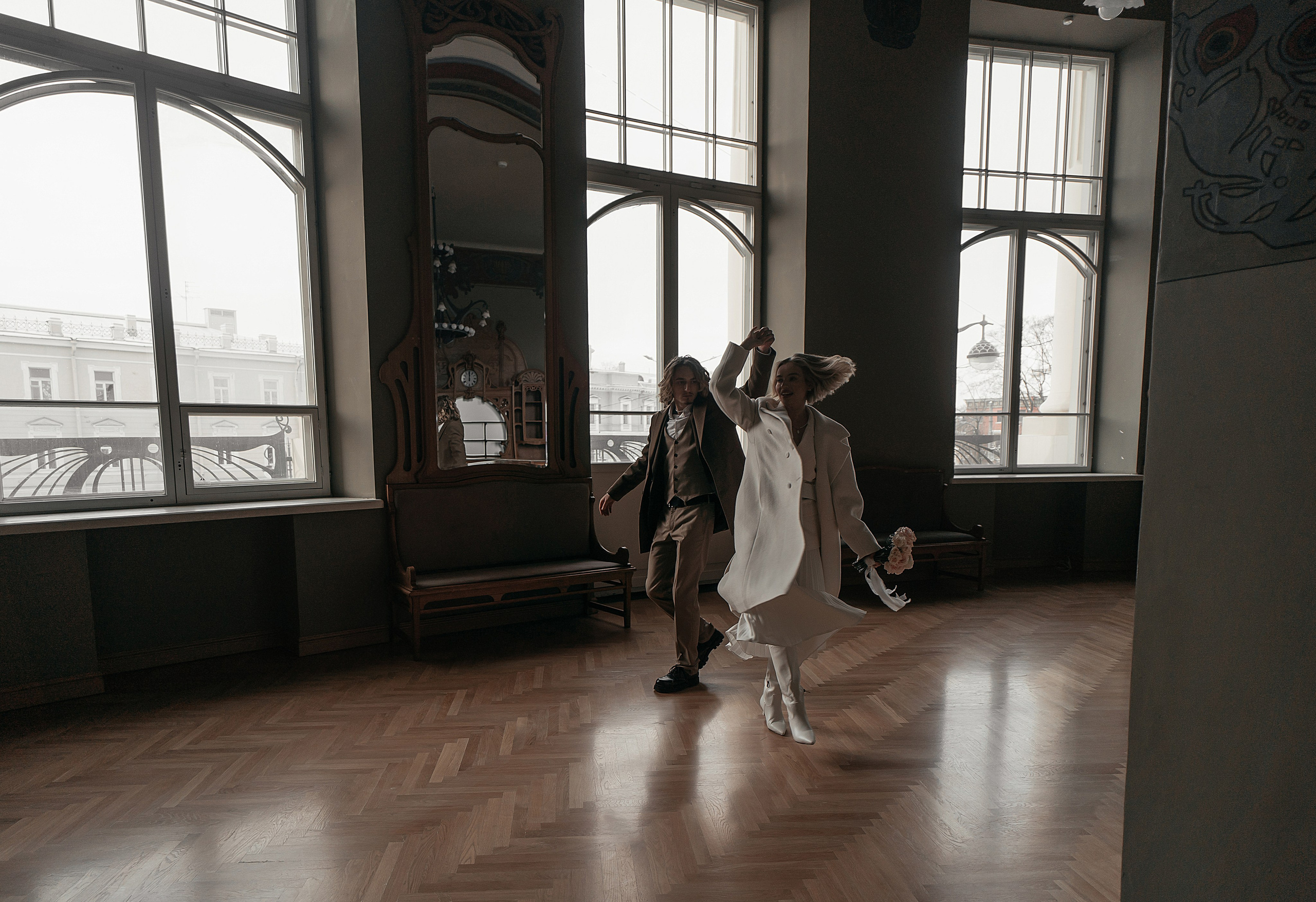 Love story Витебский вокзал. Свадебный фотограф