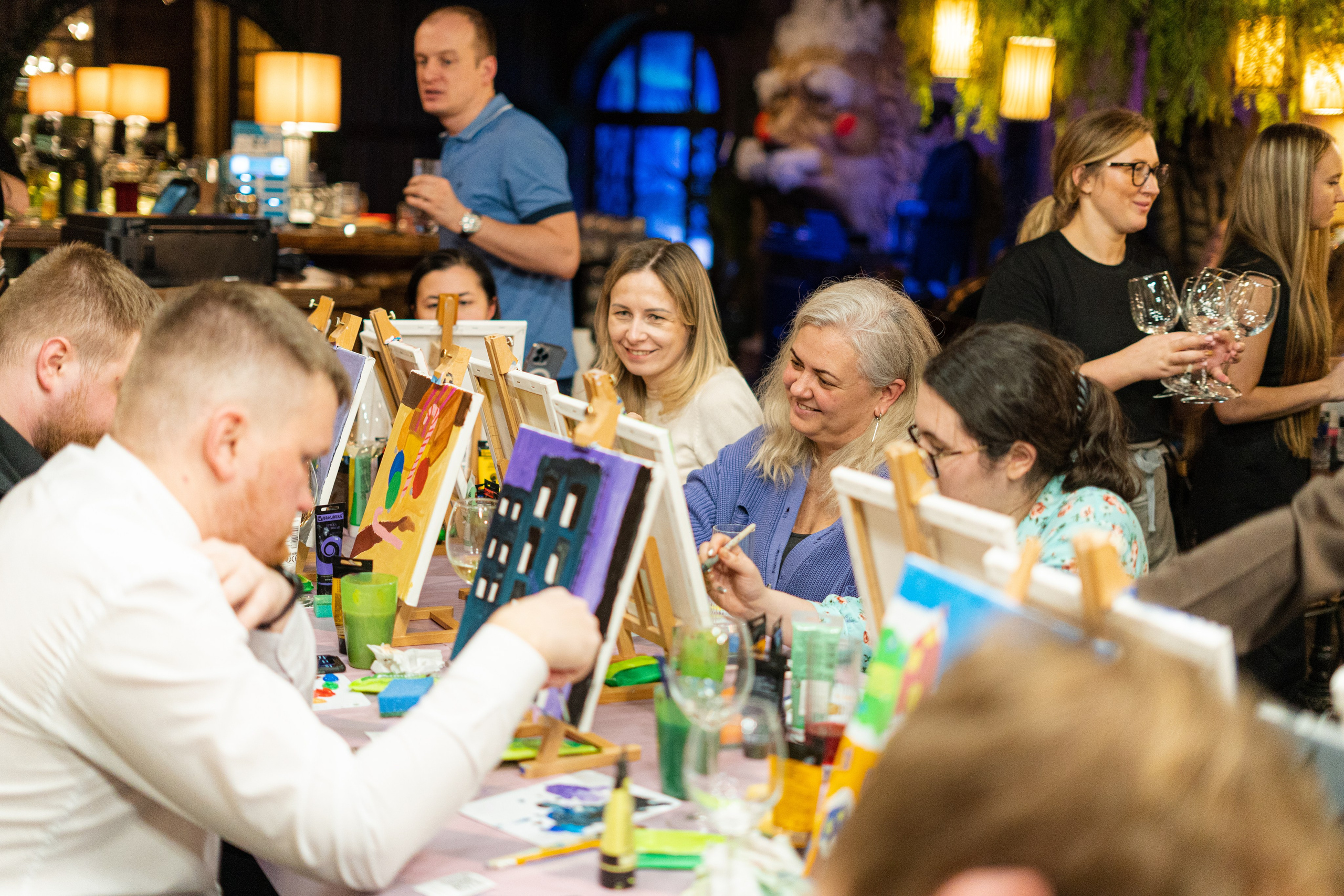 Корпоратив Teach Me Art 2. Портретный фотограф в Москве и Санкт-Петербурге Арина Чех