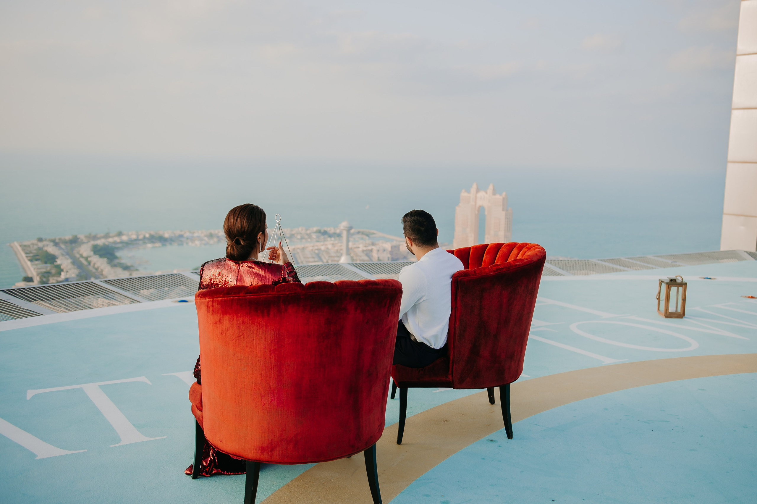 Love Story на высоте (Абу Даби). Фотограф в Москве и Санкт-Петербурге Дарина