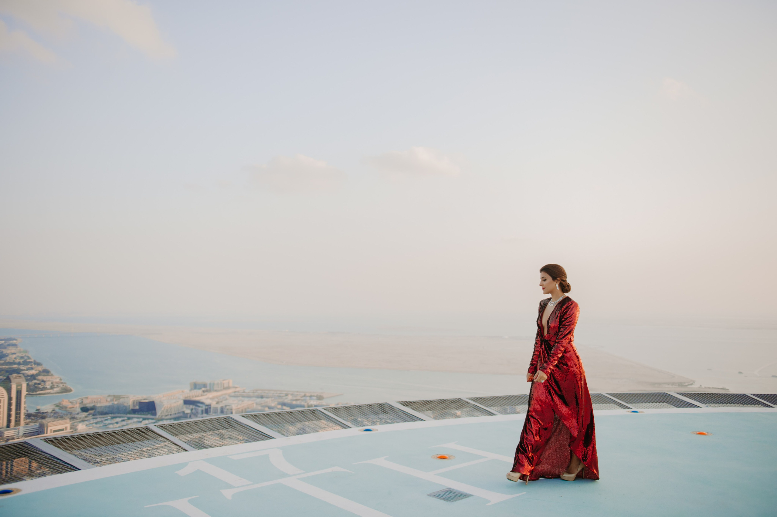 Love Story на высоте (Абу Даби). Фотограф в Москве и Санкт-Петербурге Дарина