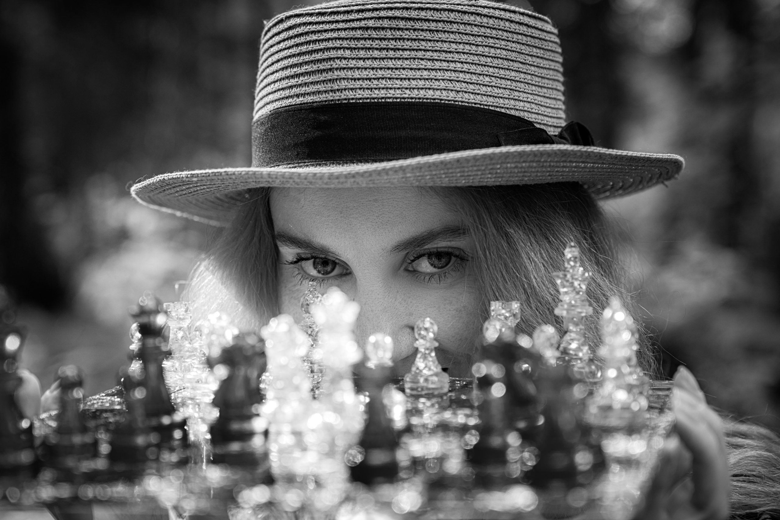 Лена, лесная шахматистка. Фотограф в Санкт-Петербурге Данил Макаров