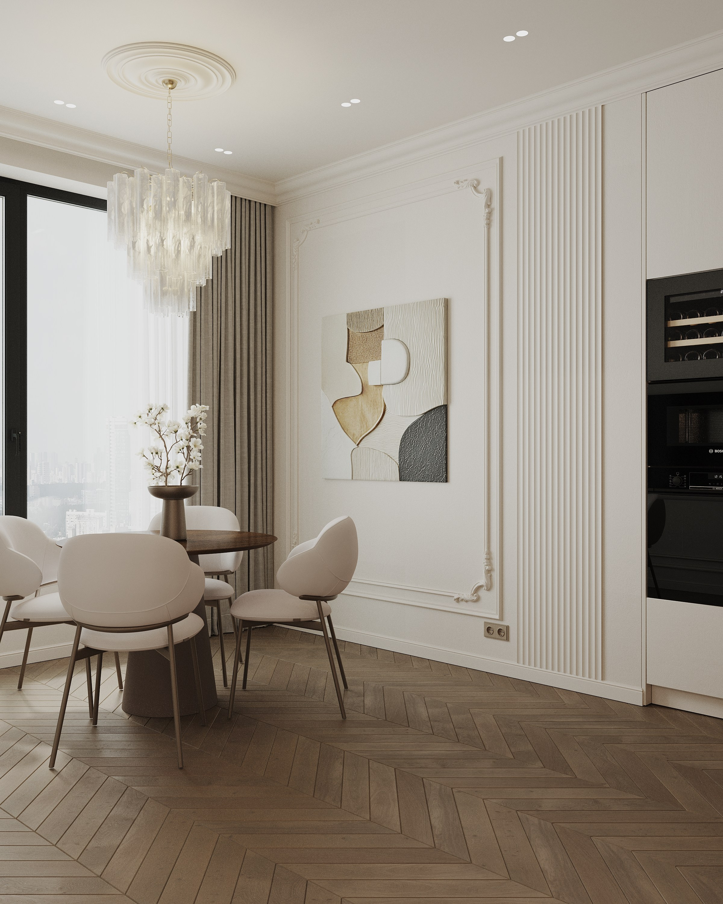 ЖК The One 65 кв.м, г. Санкт-Петербург. 3d визуализатор Анастасия Науменко
