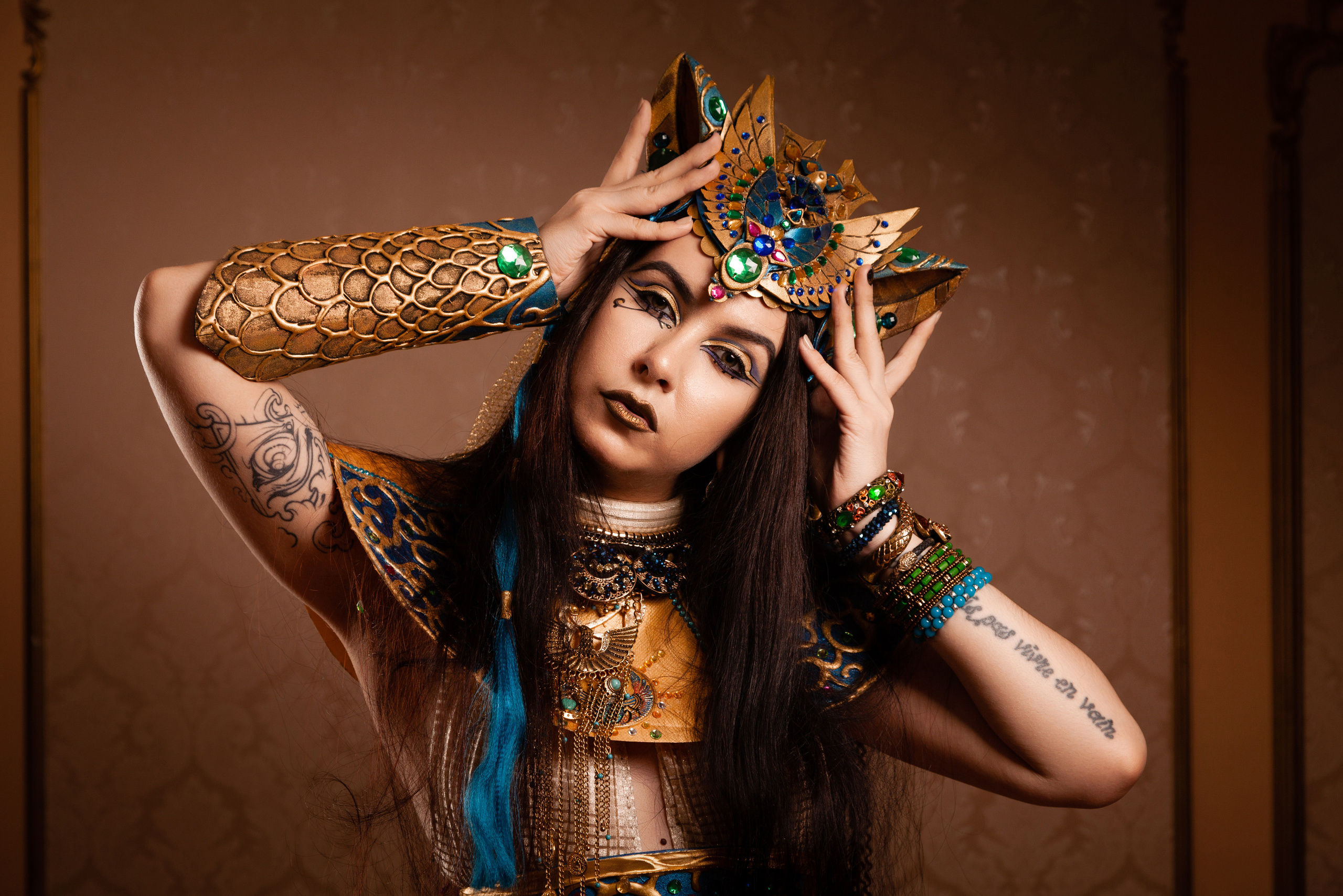 Фото в студии в стиле египетские богини в Санкт-Петербурге
