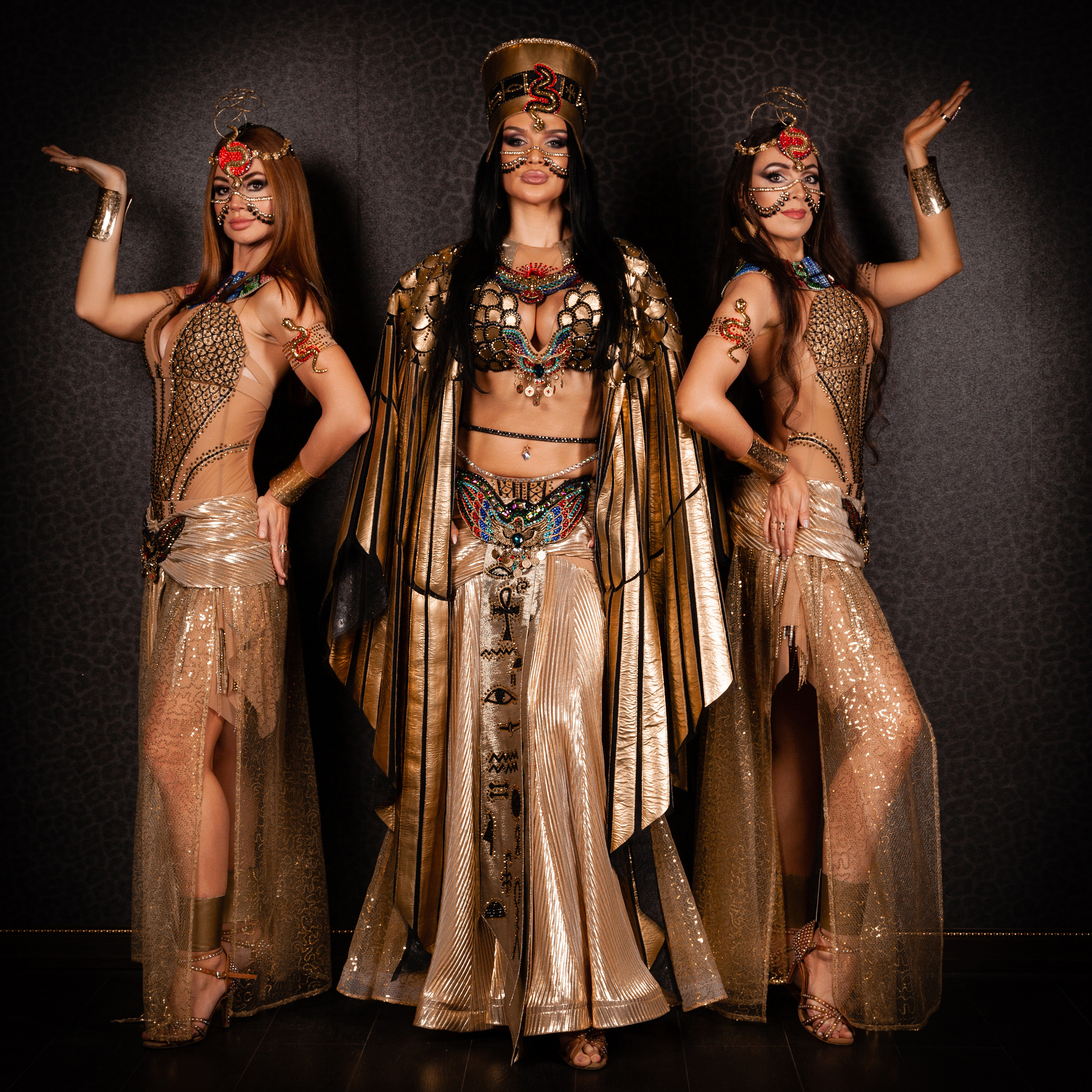 Профессиональные фотографии в студии в стиле египетские богини в Санкт-Петербурге