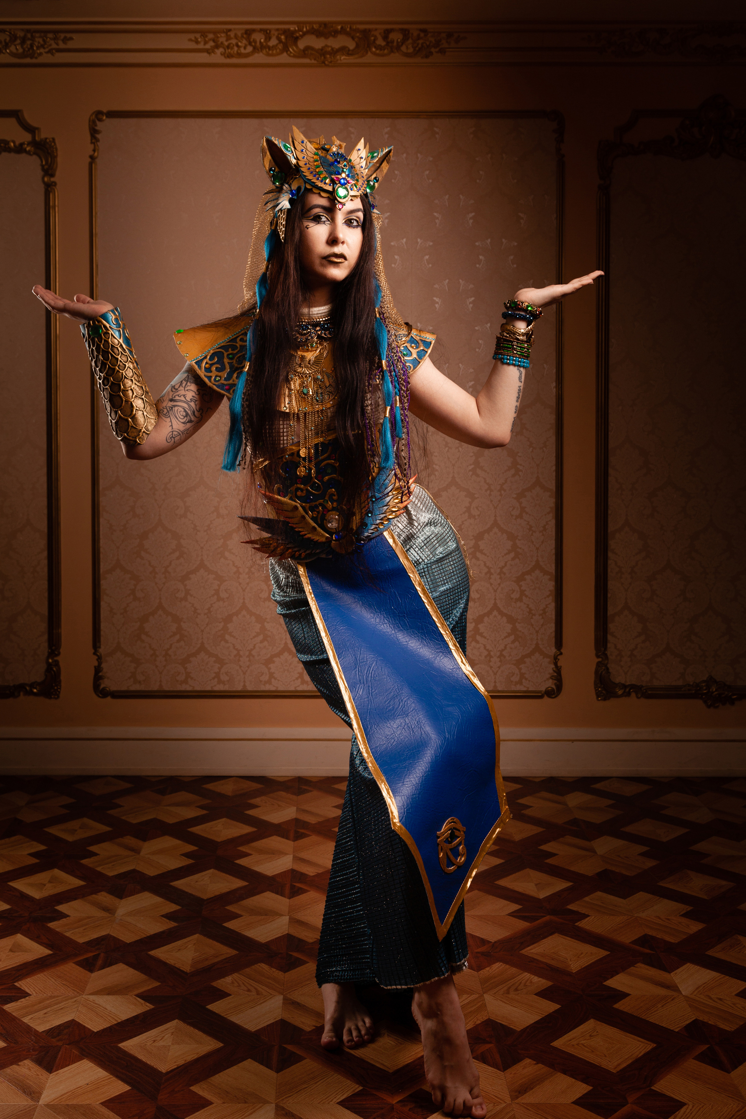 Фотографии в студии в стиле египетские богини в Санкт-Петербурге