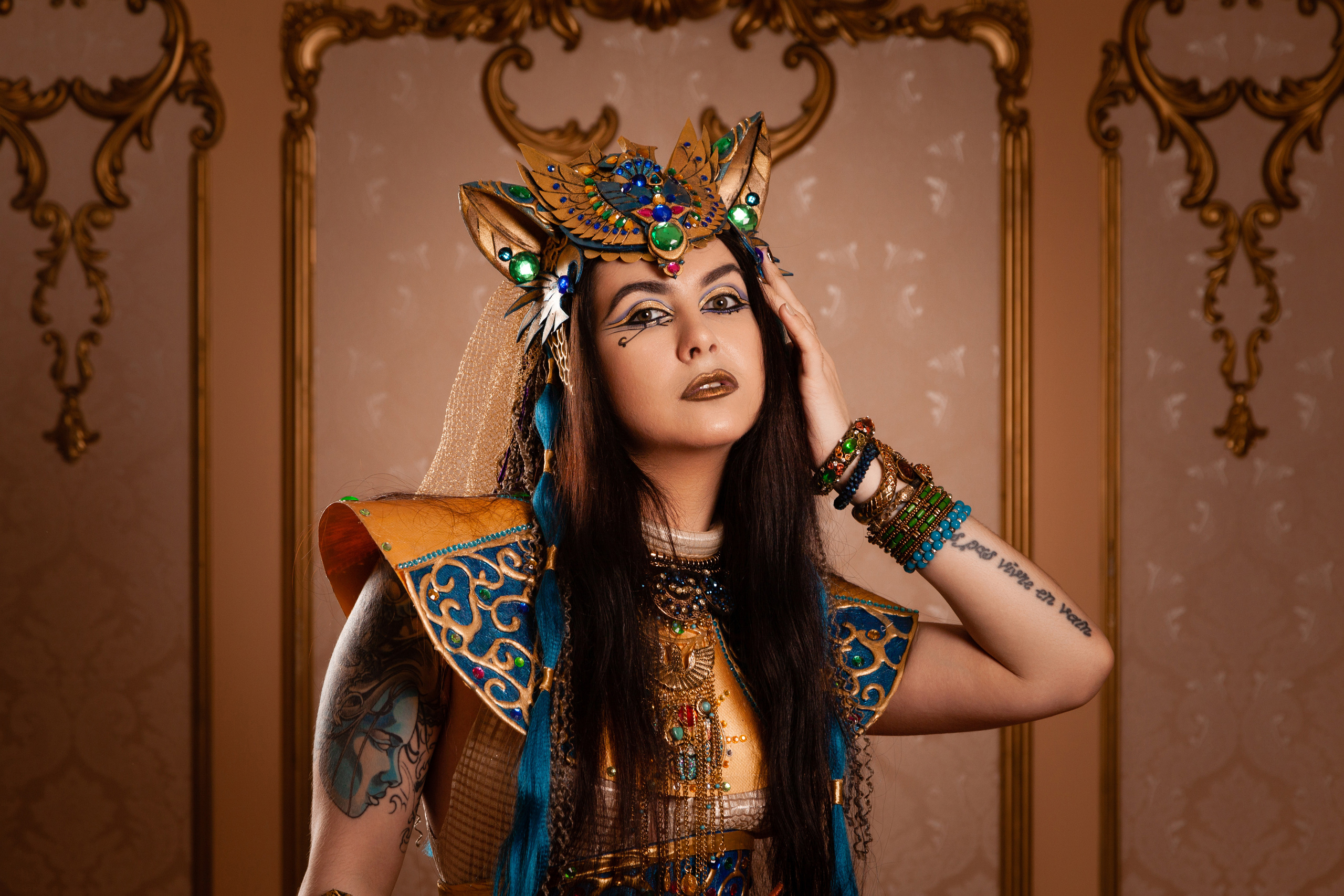 Фотосъемка в стиле Богини Египта в Санкт-Петербурге