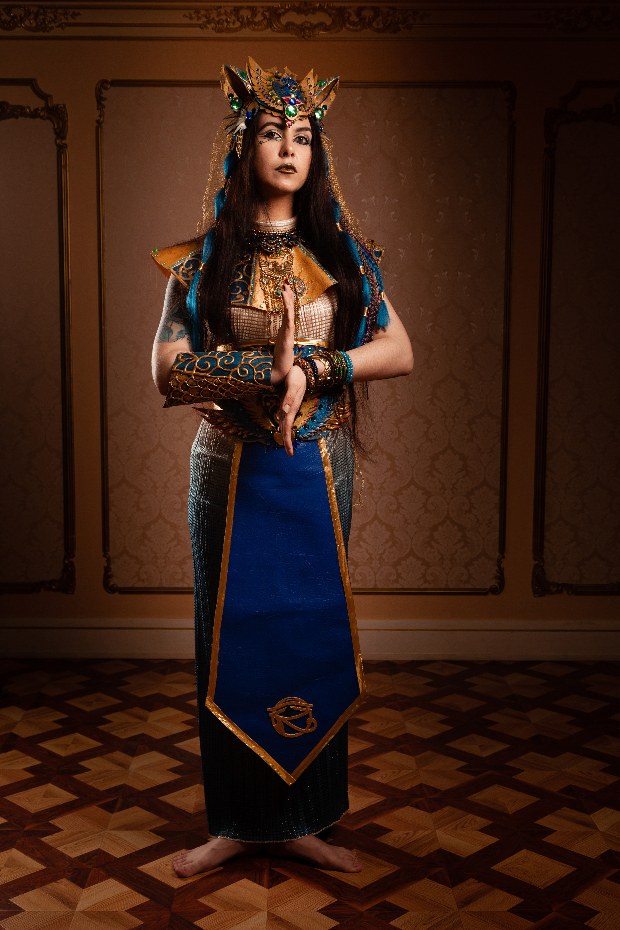 Профессиональная фотосессия в стиле Богини Египта в Санкт-Петербурге