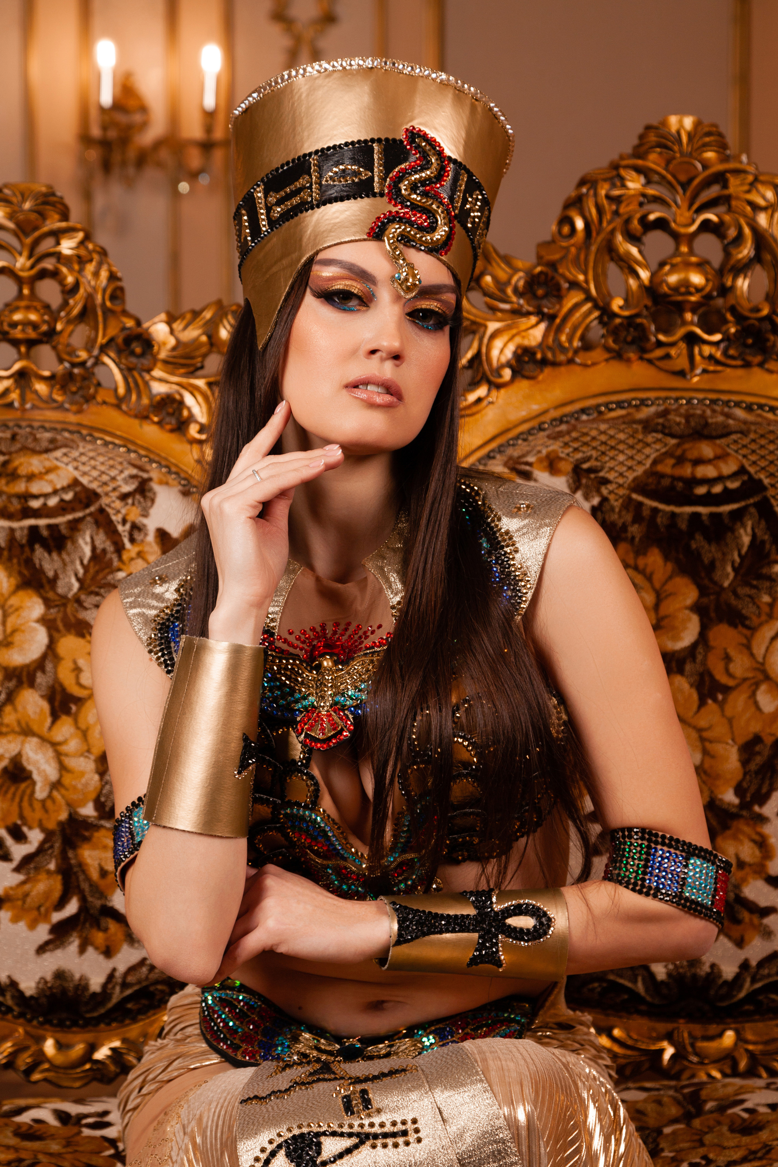 Студийные фотографии в стиле Богини Египта в Санкт-Петербурге