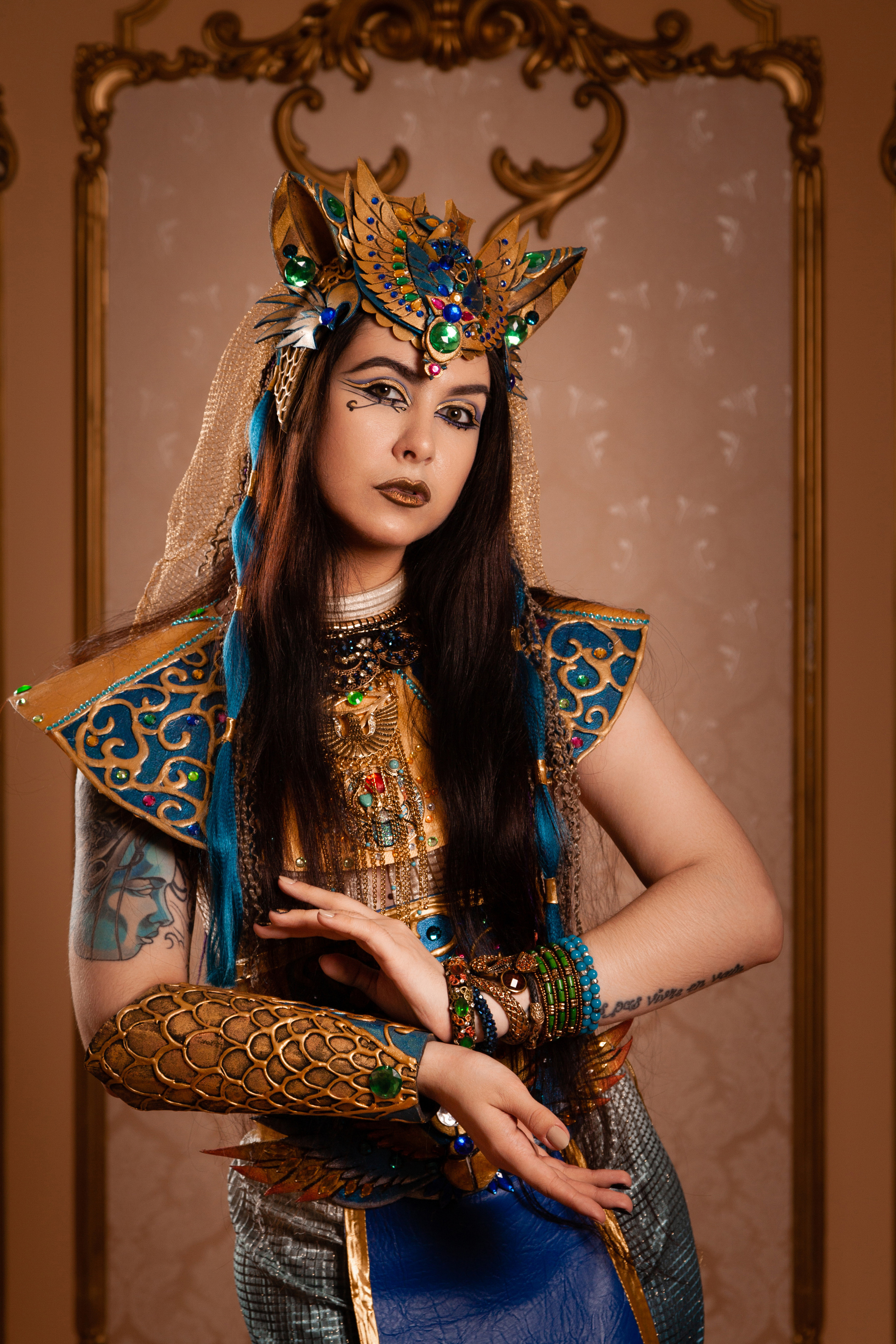 Студийная съемка в стиле Богини Египта в Санкт-Петербурге