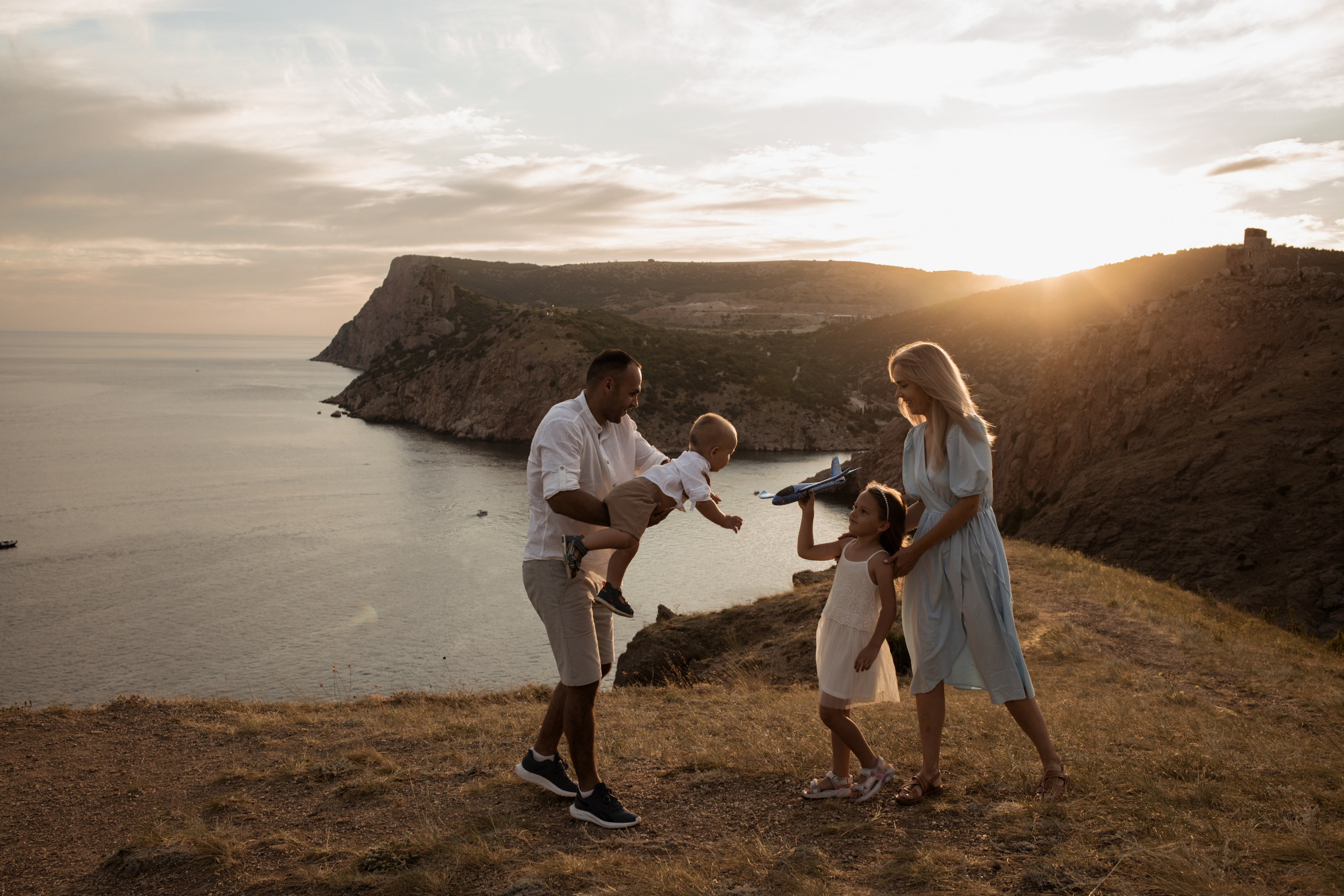 Ксения, Алексей, Катя и Ваня. Семейный и свадебный фотограф в Крыму и в Севастополе Сазонова Эля