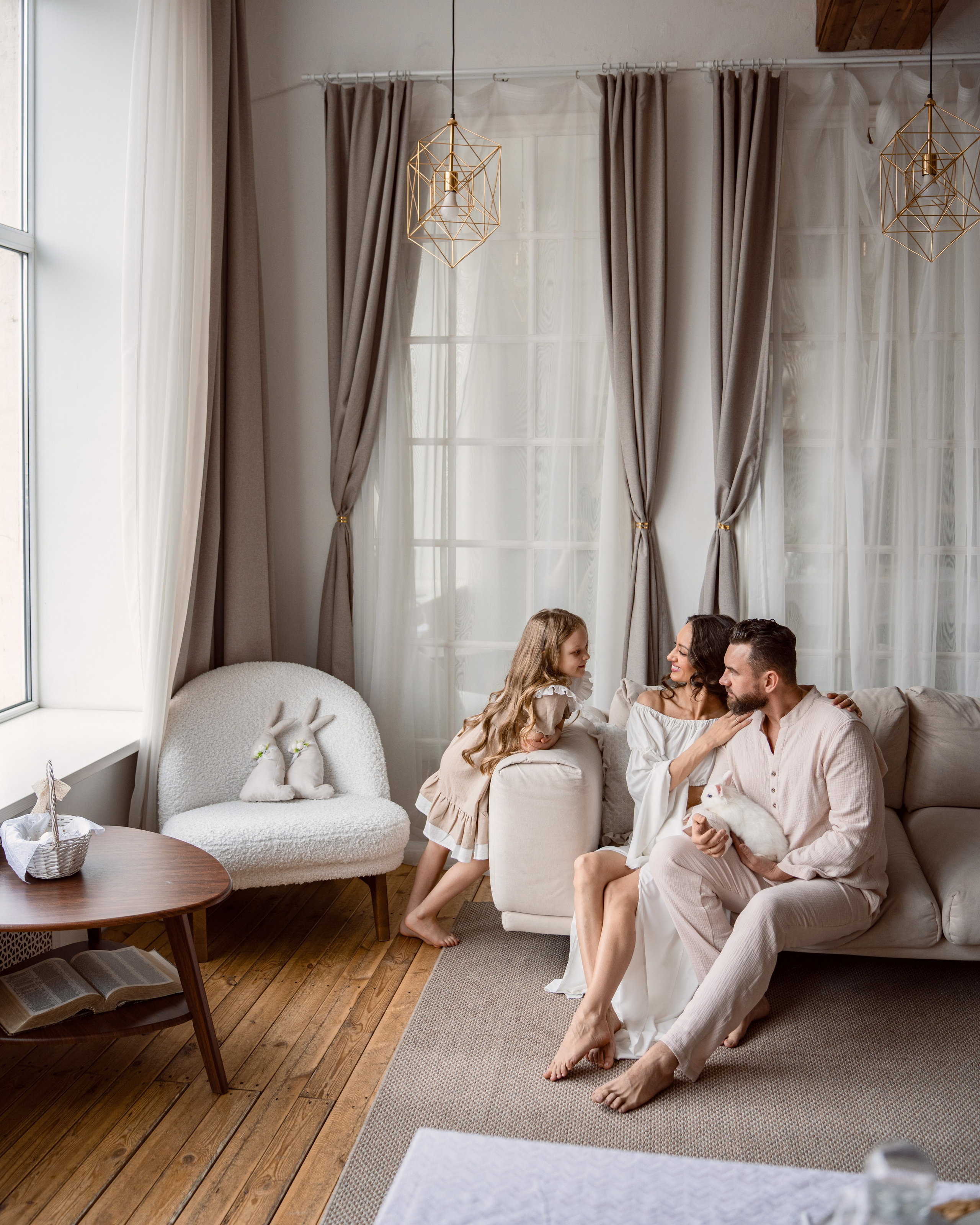 Семейная студийная съемка. Семейный и портретный фотограф в Санкт-Петербурге Татьяна Гримоть