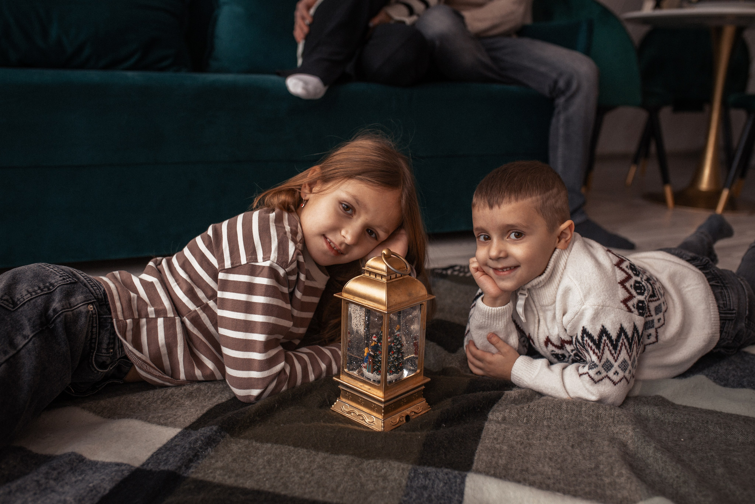 Мария с семьёй