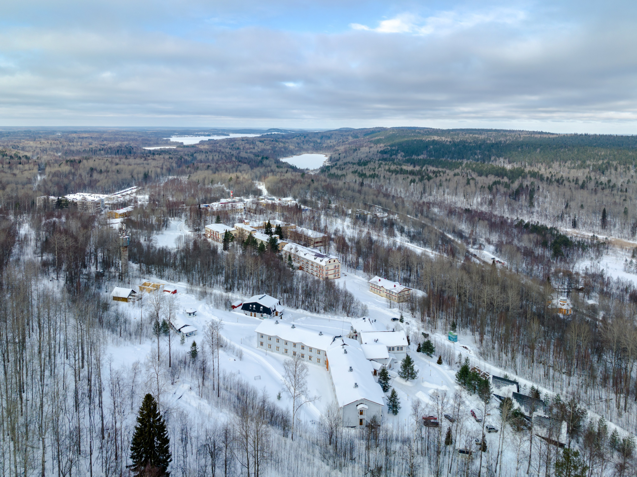 Курорт Марциальные воды. Аэросъемка. Фото и Видео в Карелии. Алексей Фрилунд